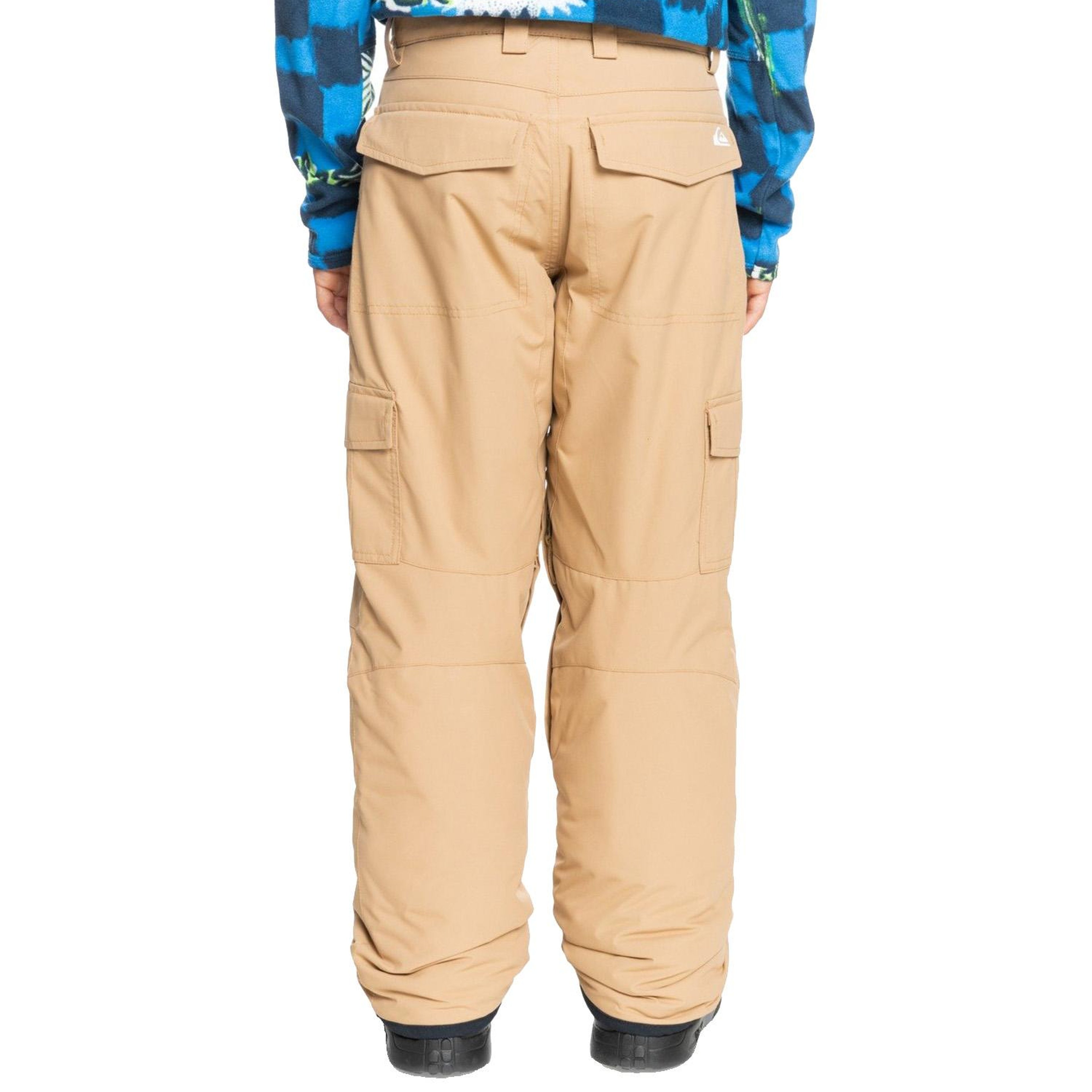Quiksilver Porter Youth Erkek Çocuk Kahverengi Snowboard Pantolonu