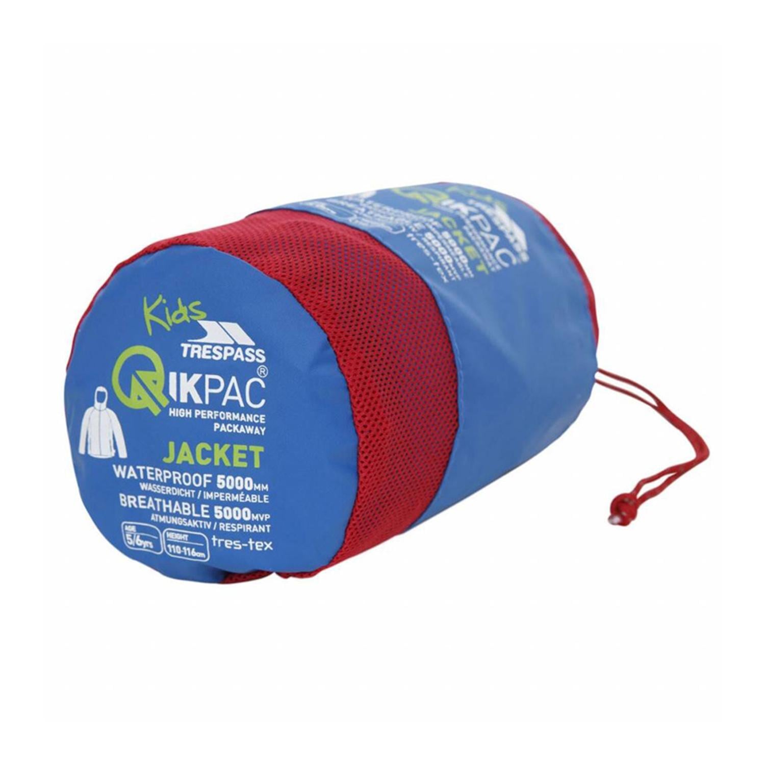 Trespass Qikpac X - Unisex Packaway Unisex Çocuk Outdoor Ceketi
