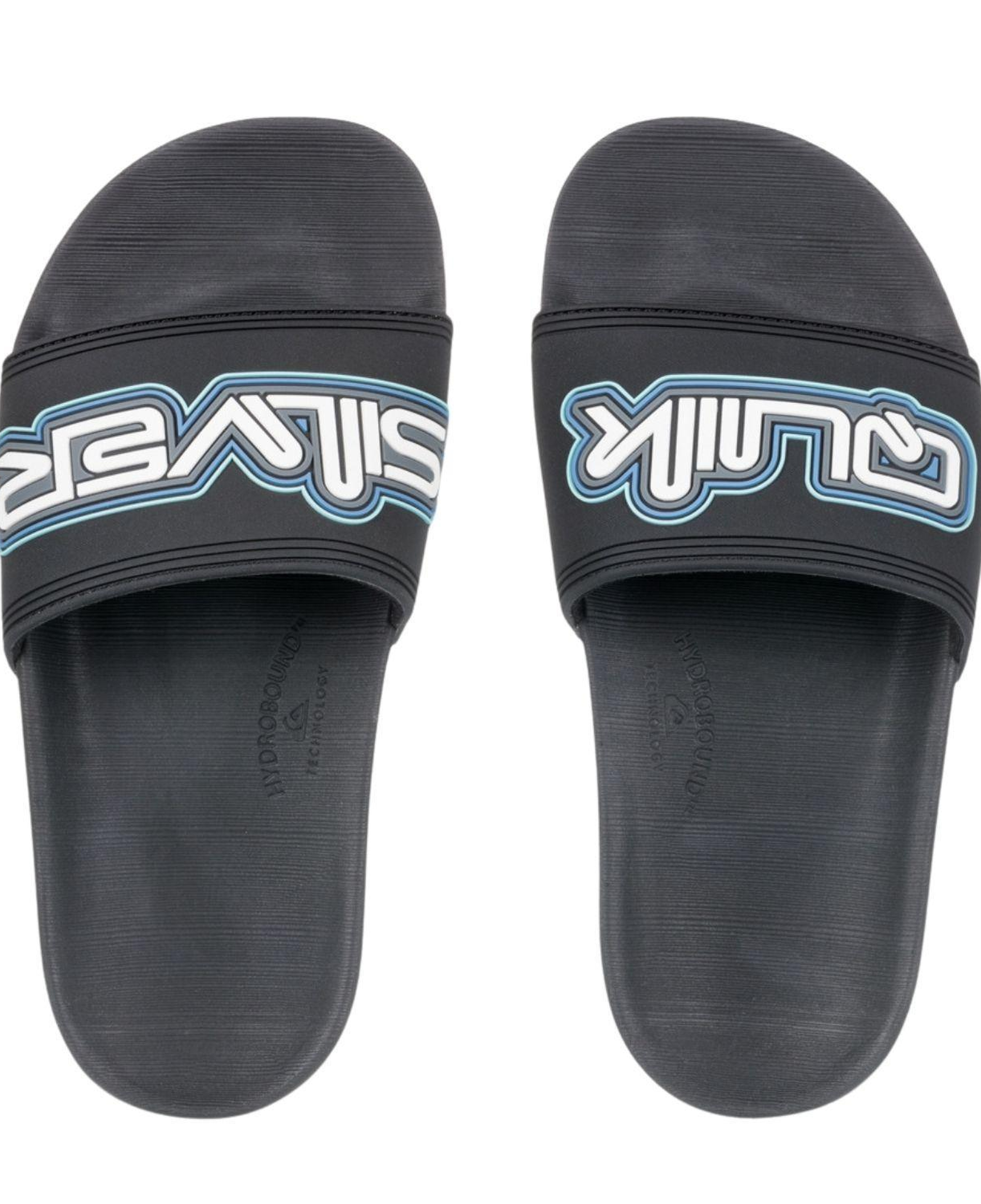 Quiksilver Rivi Wordmark Slide II Youth Erkek Çocuk Siyah Terlik