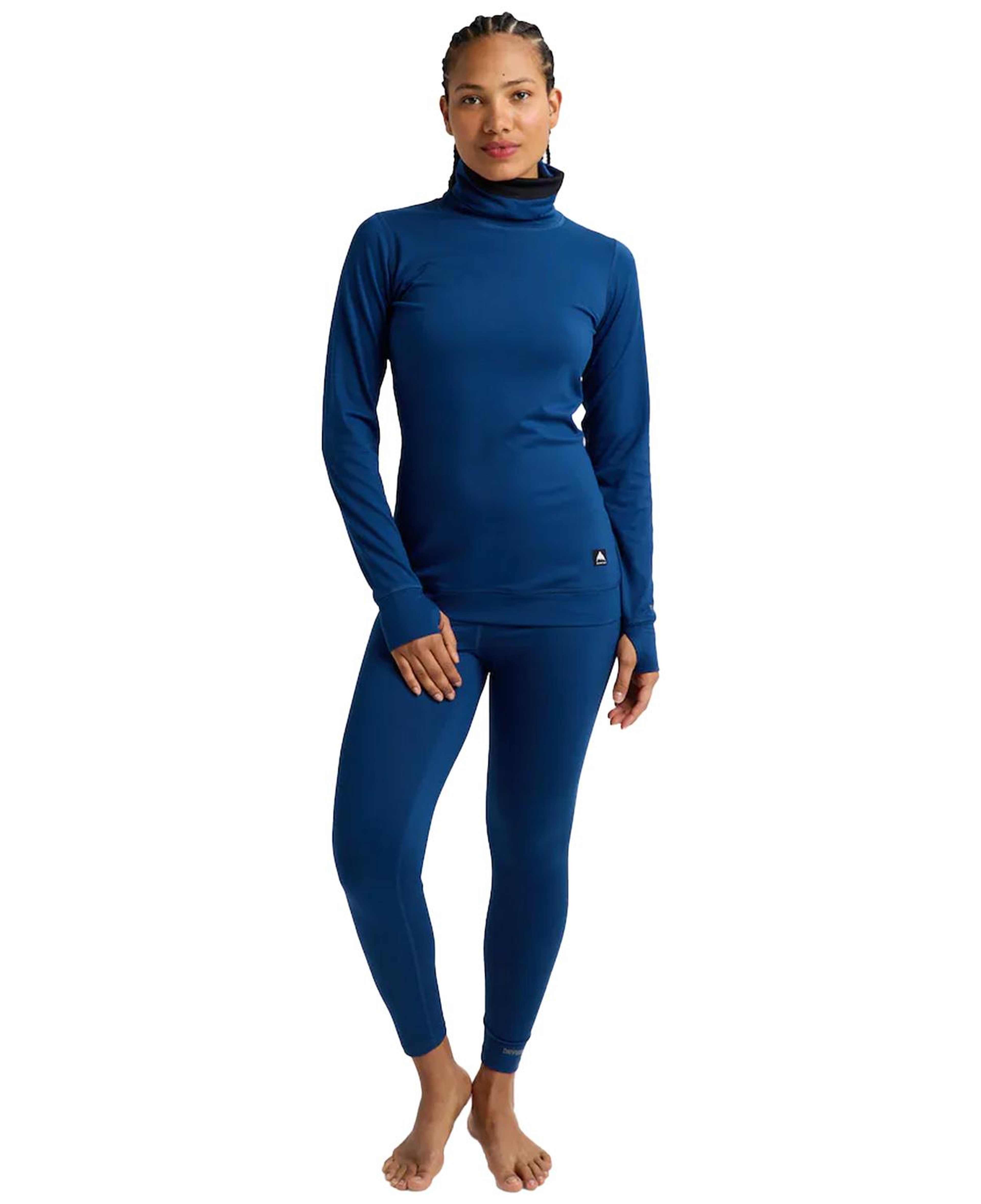 Burton Womens Midweight Long Neck Kadın Mavi İçlik Üst