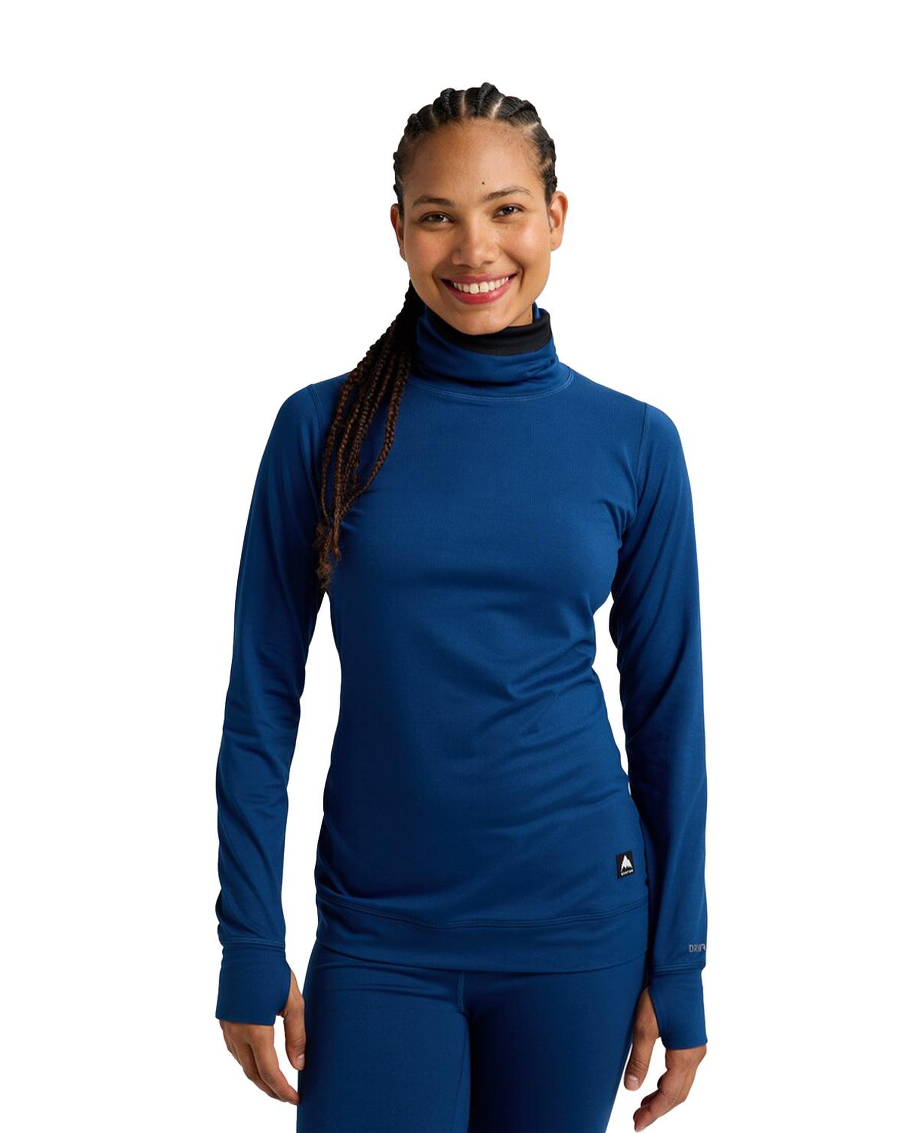 Burton Womens Midweight Long Neck Kadın Mavi İçlik Üst