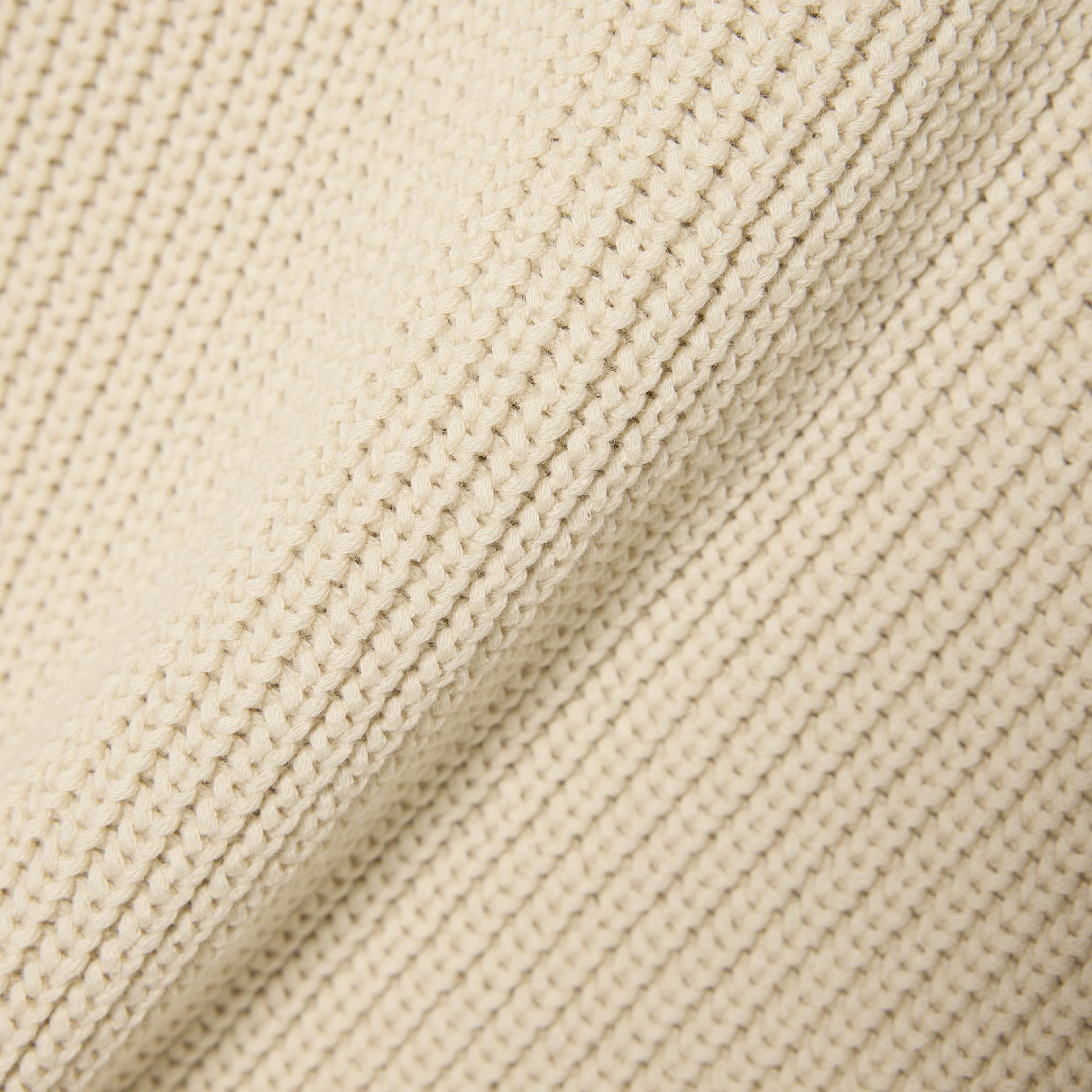 Erkek Relaxed Fit Polo Yaka Bej Kazak