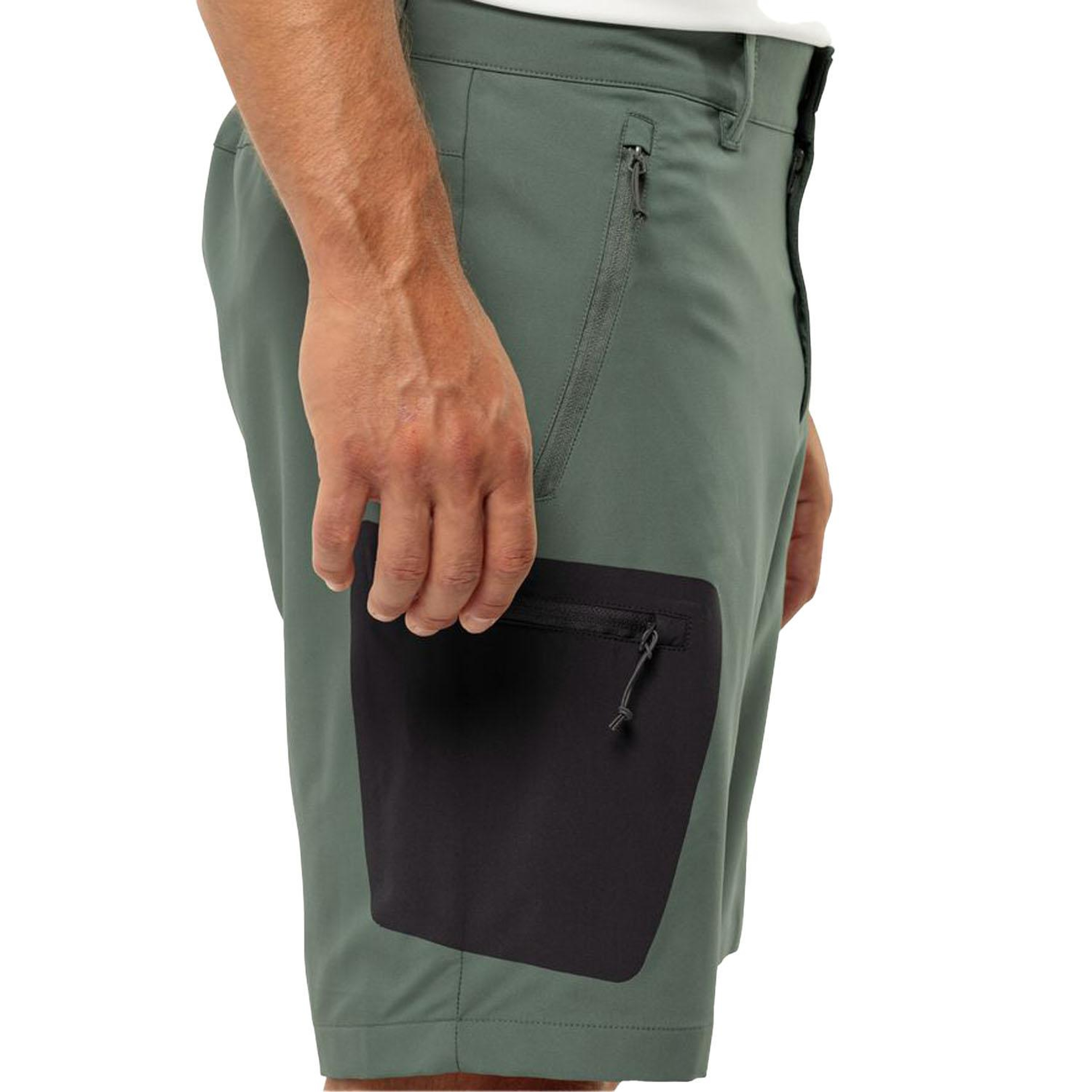 Jack Wolfskin Active Track Shorts Erkek Yeşil Şort