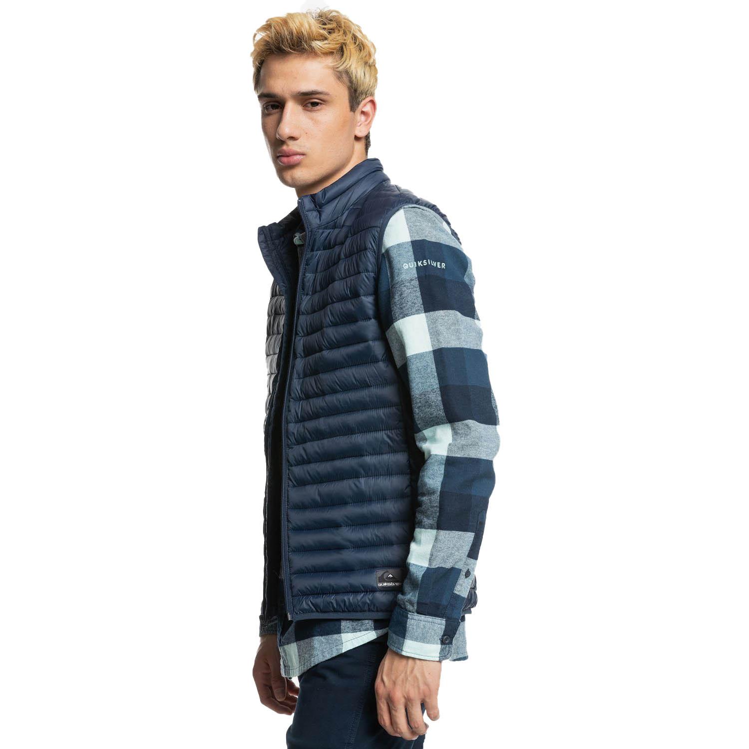 Quiksilver Scalysleeveless Erkek Mavi Yelek