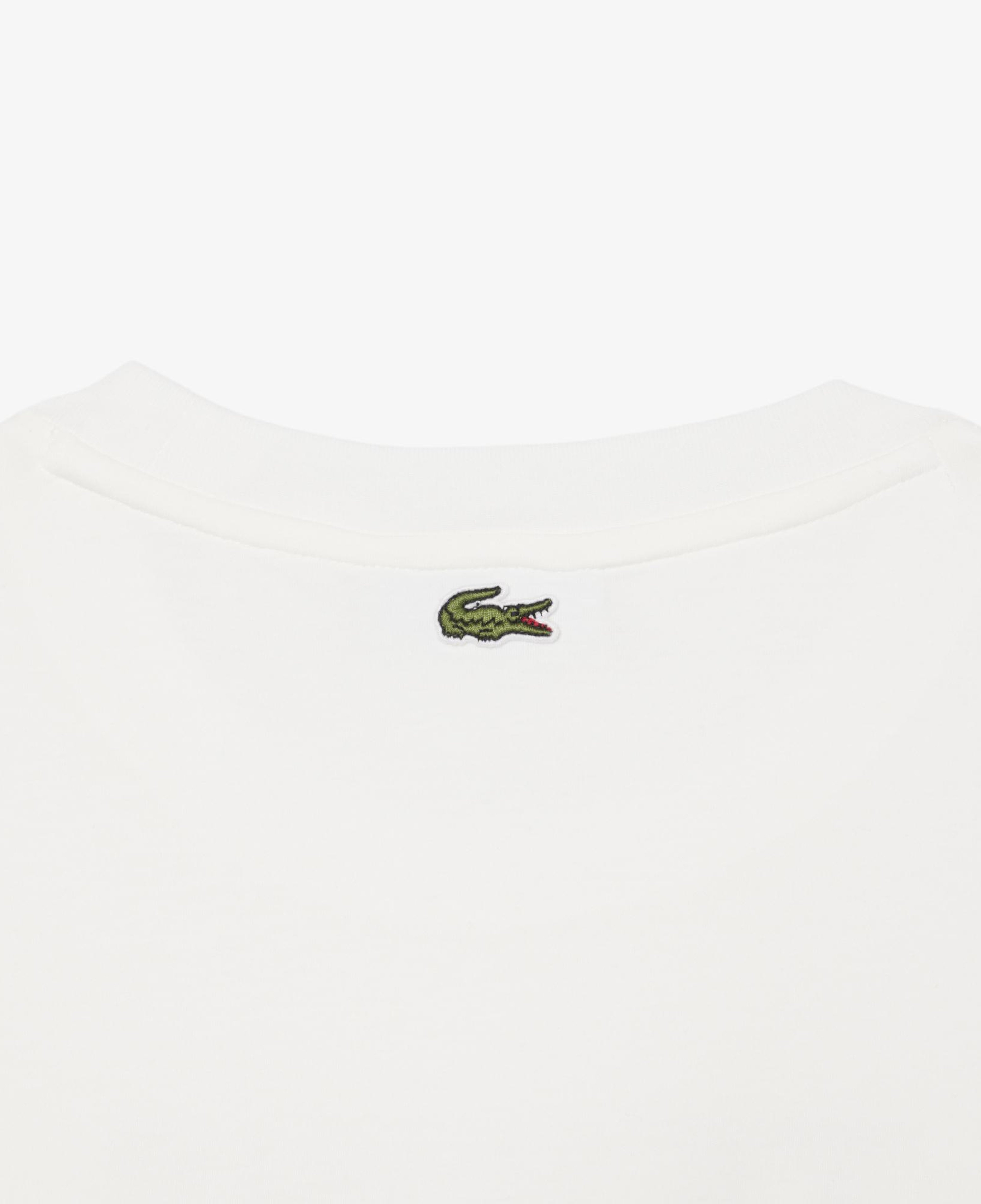 Kadın Regular Fit Bisiklet Yaka Baskılı Beyaz T-Shirt