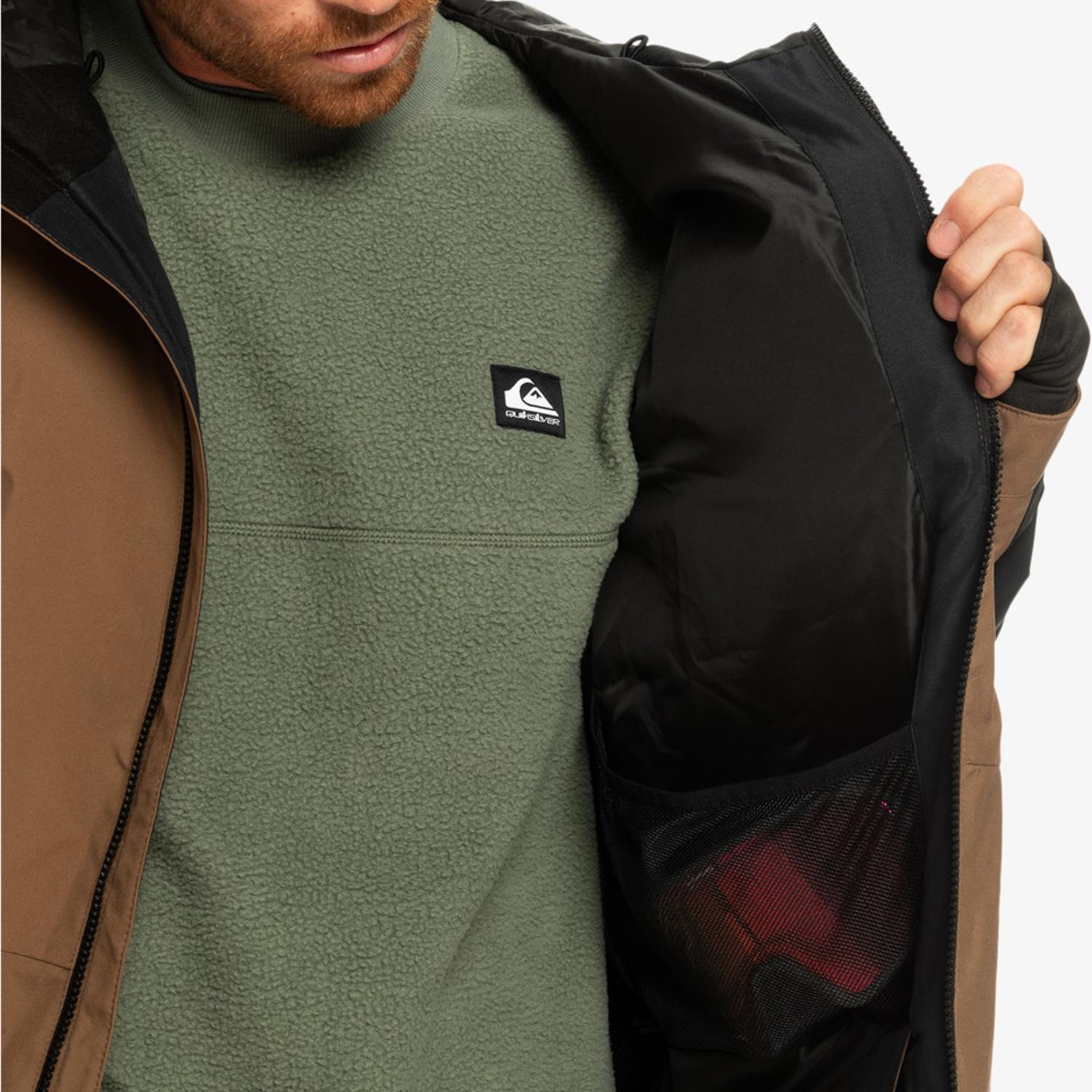 Quiksilver Mission Block Erkek Snowboard Ceketi