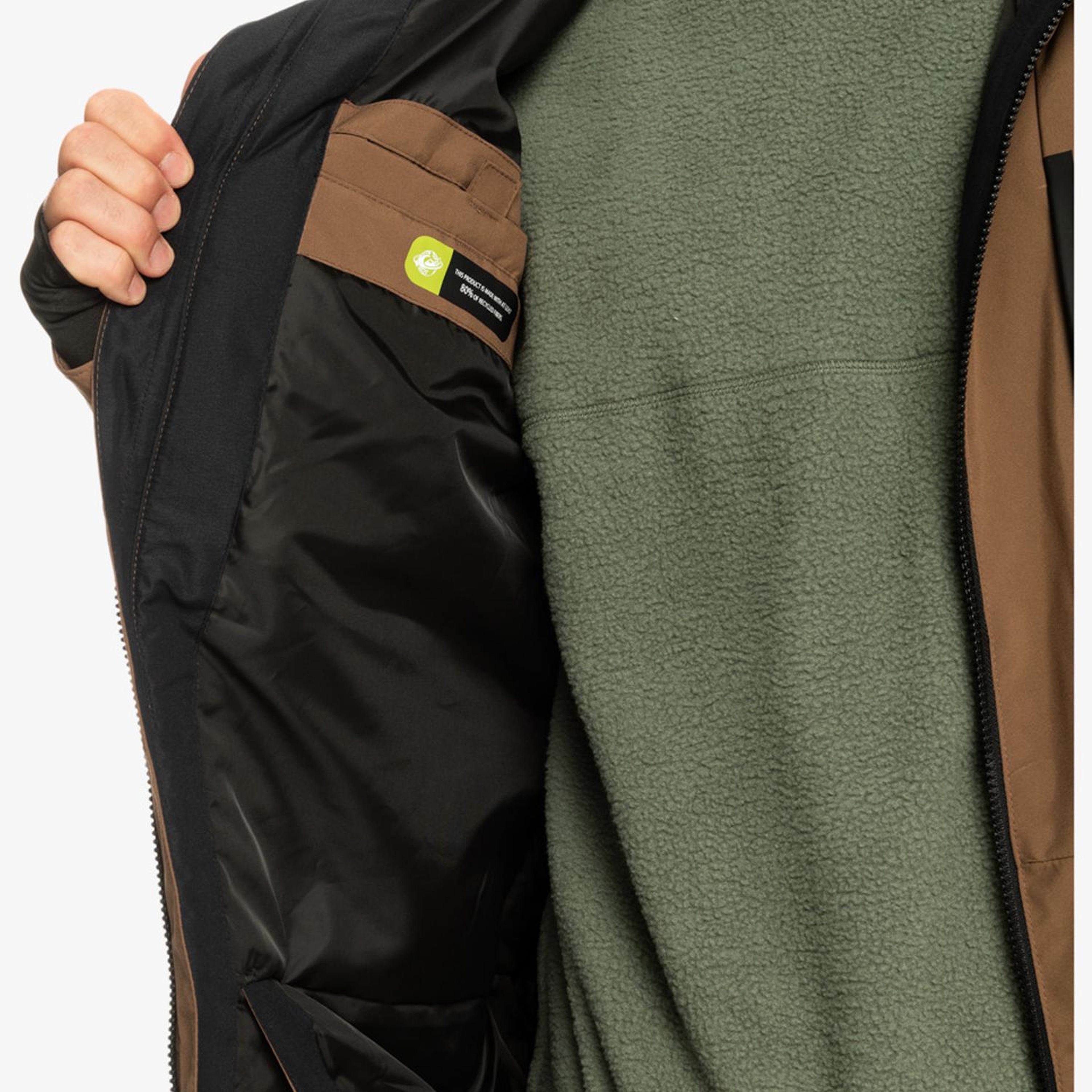 Quiksilver Mission Block Erkek Snowboard Ceketi