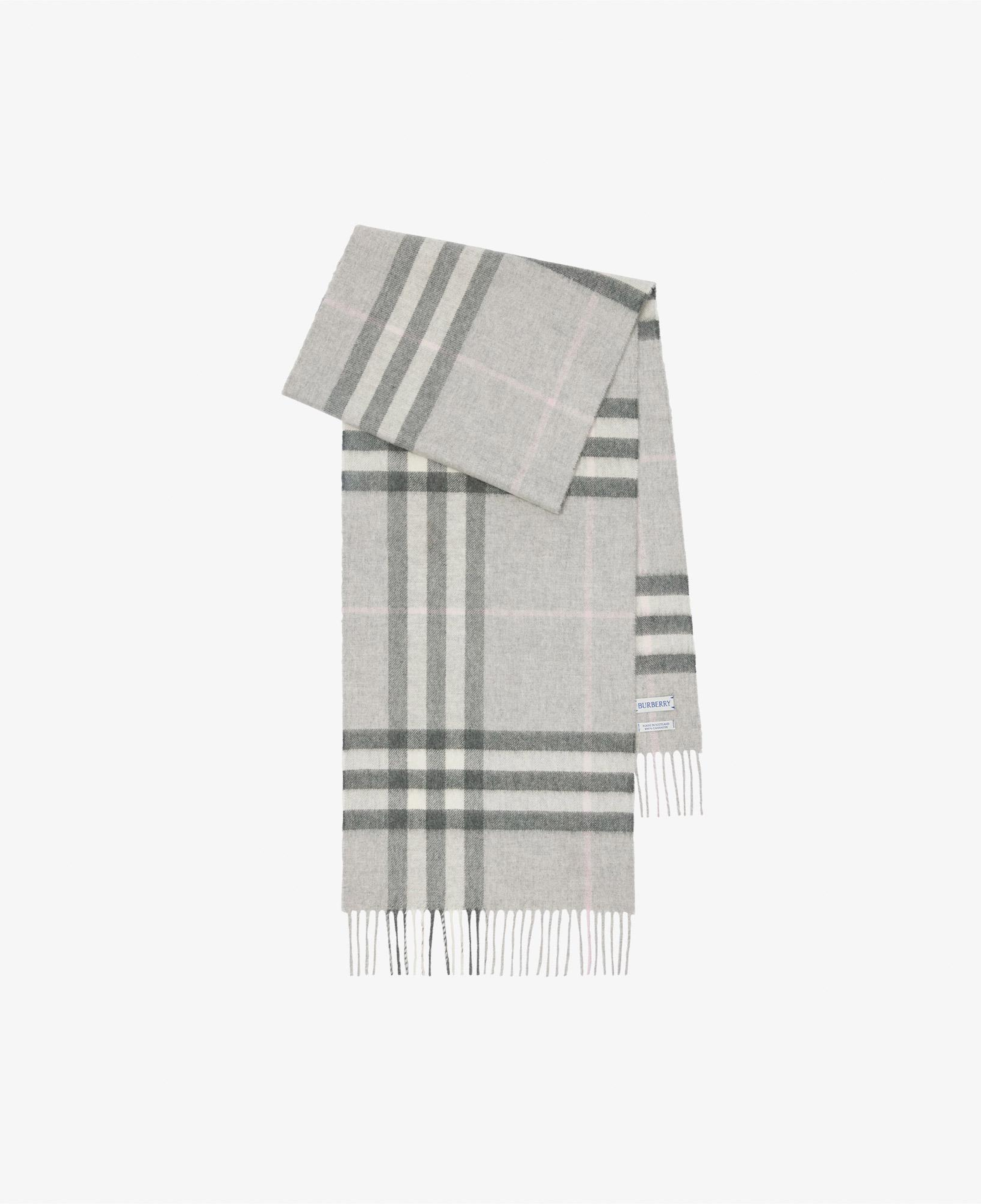 Burberry Check Cashmere Kadın Gri Atkı