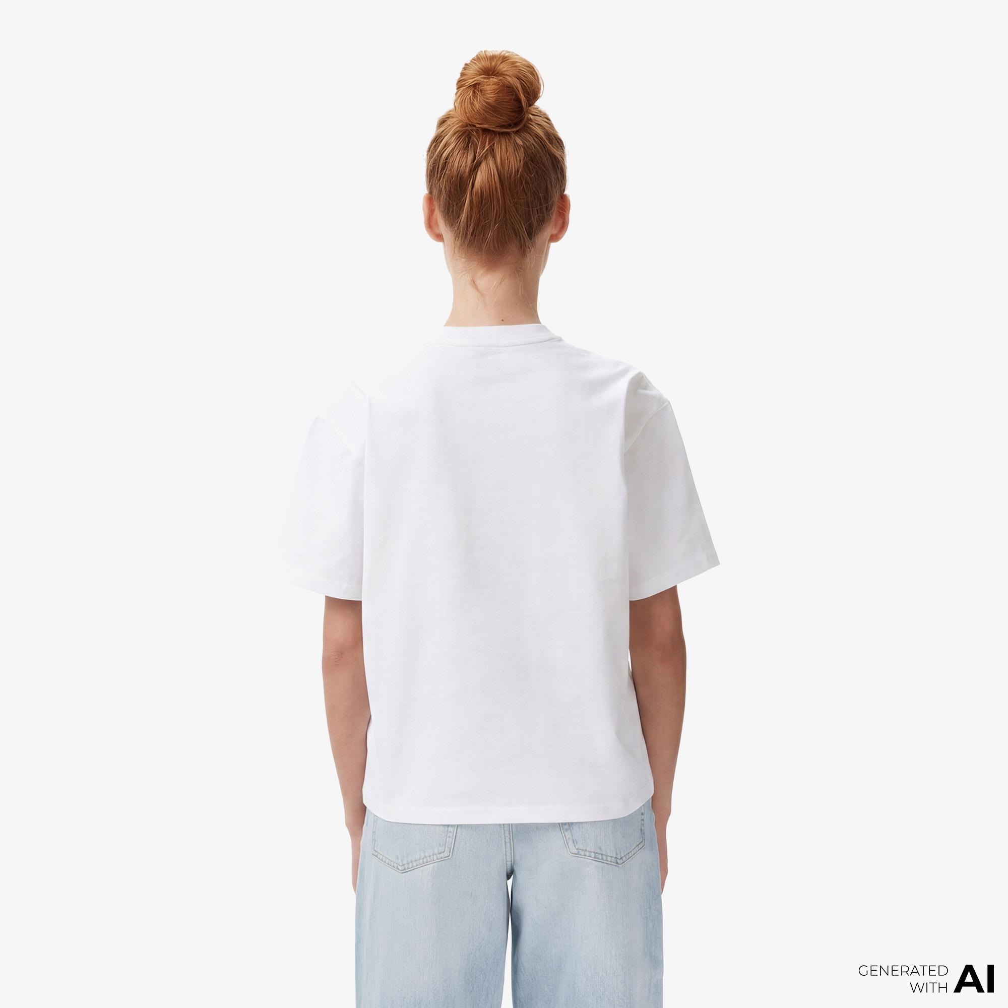 Dickies Icon Logo Kadın Beyaz T-Shirt