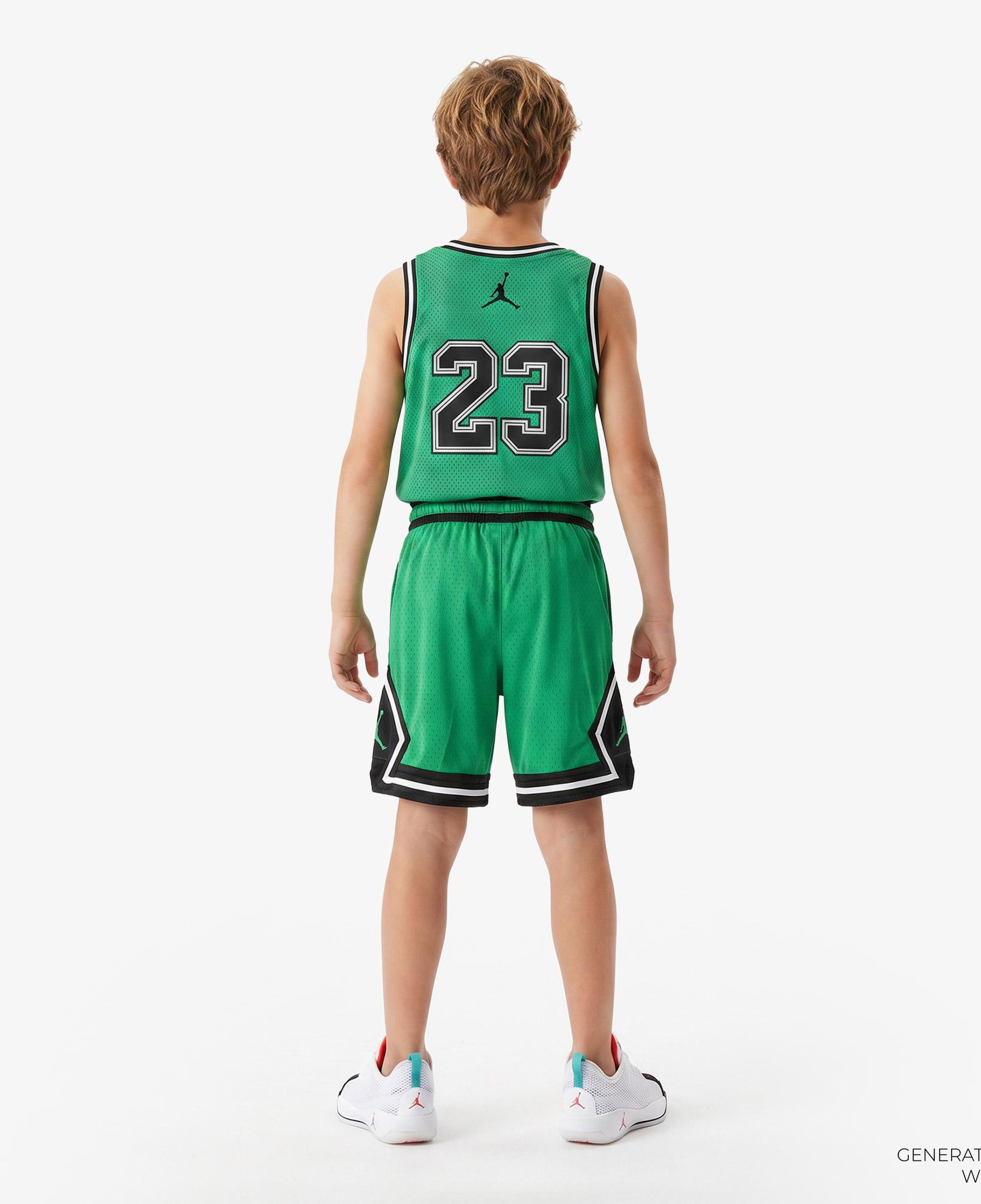 Jordan Dri-FIT Sport Diamond Çocuk Yeşil Basketbol Şort