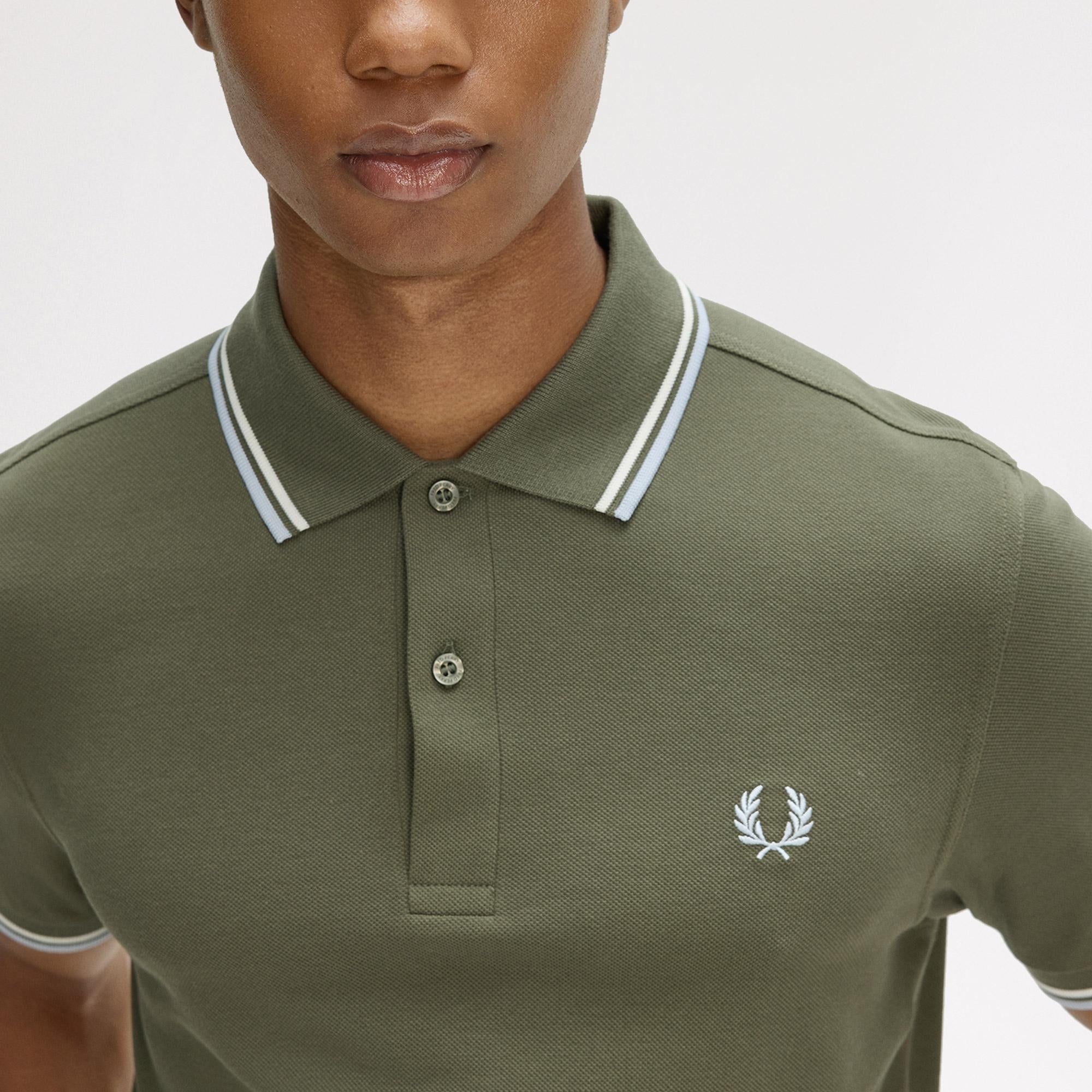 Fred Perry Erkek Yeşil Polo