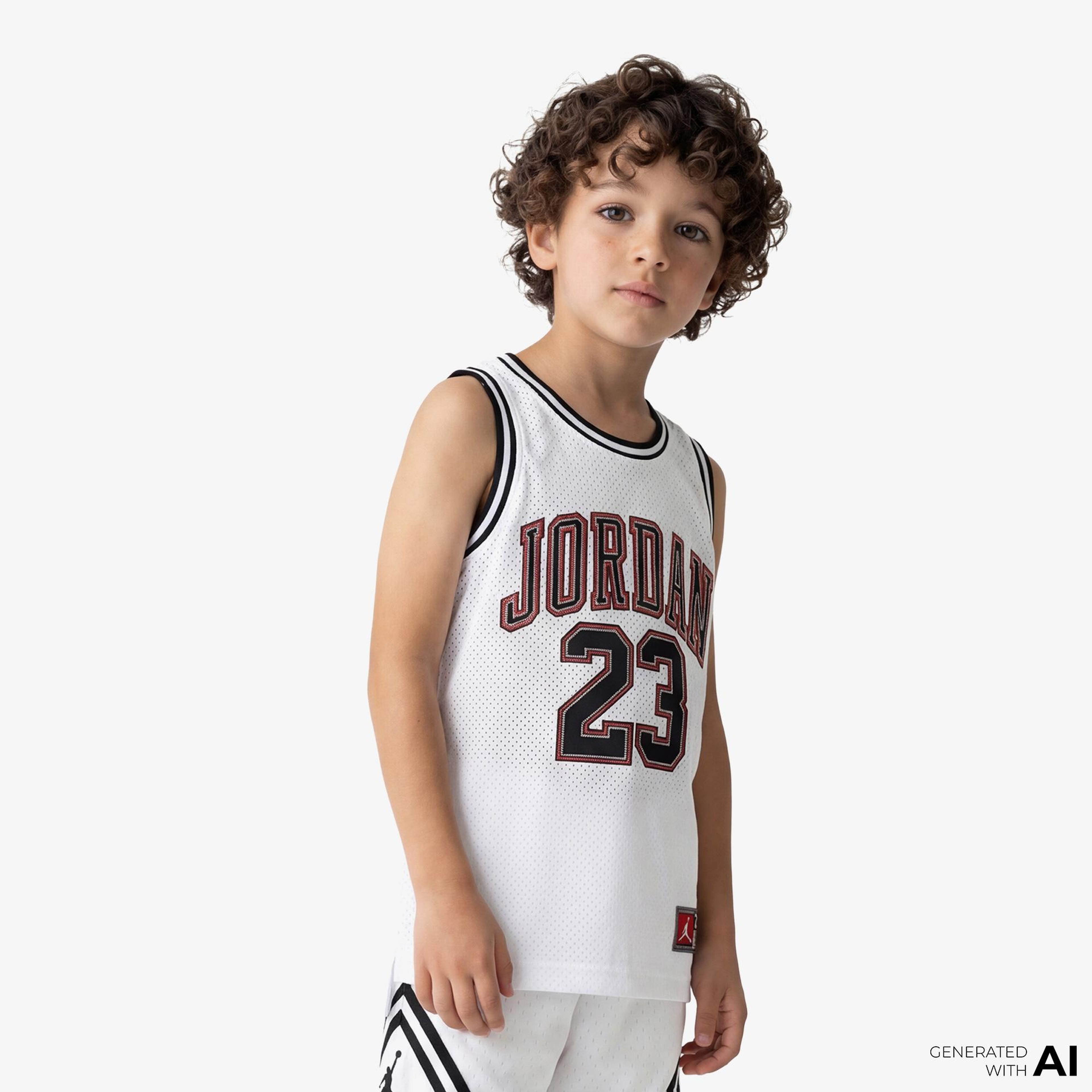 Jordan 23 Çocuk Beyaz Forma
