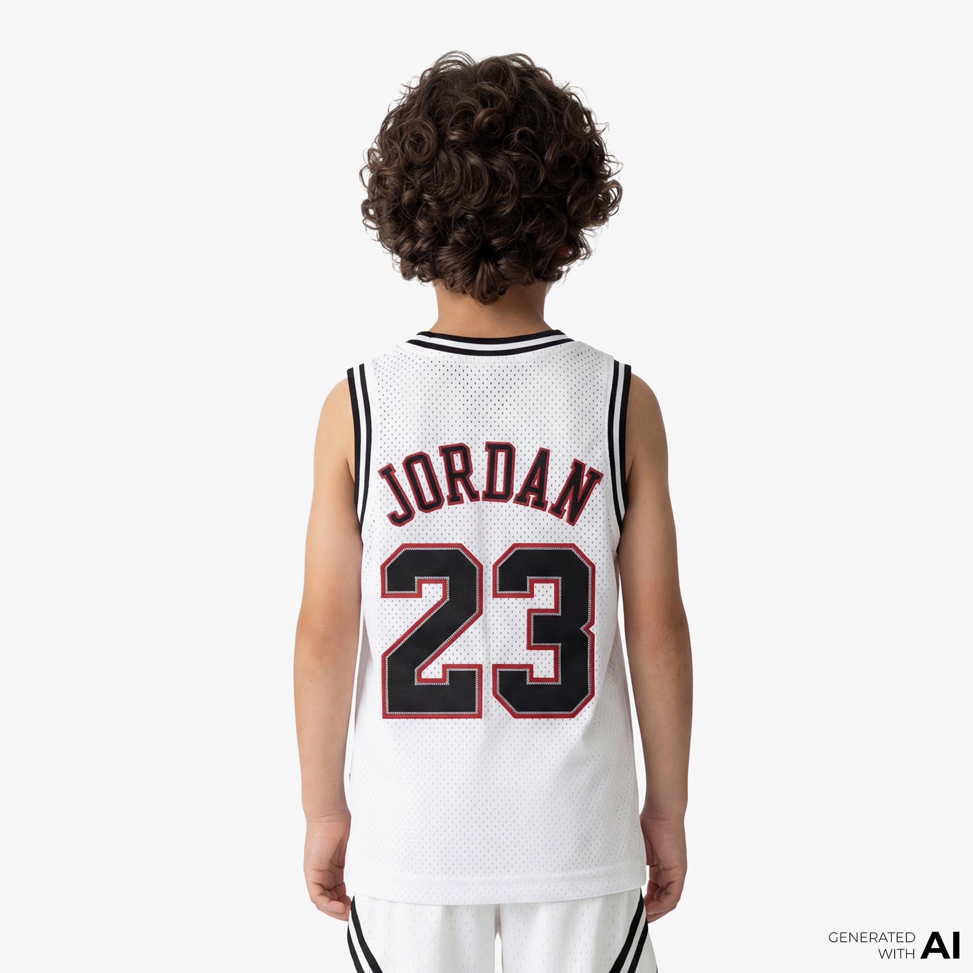 Jordan 23 Çocuk Beyaz Forma