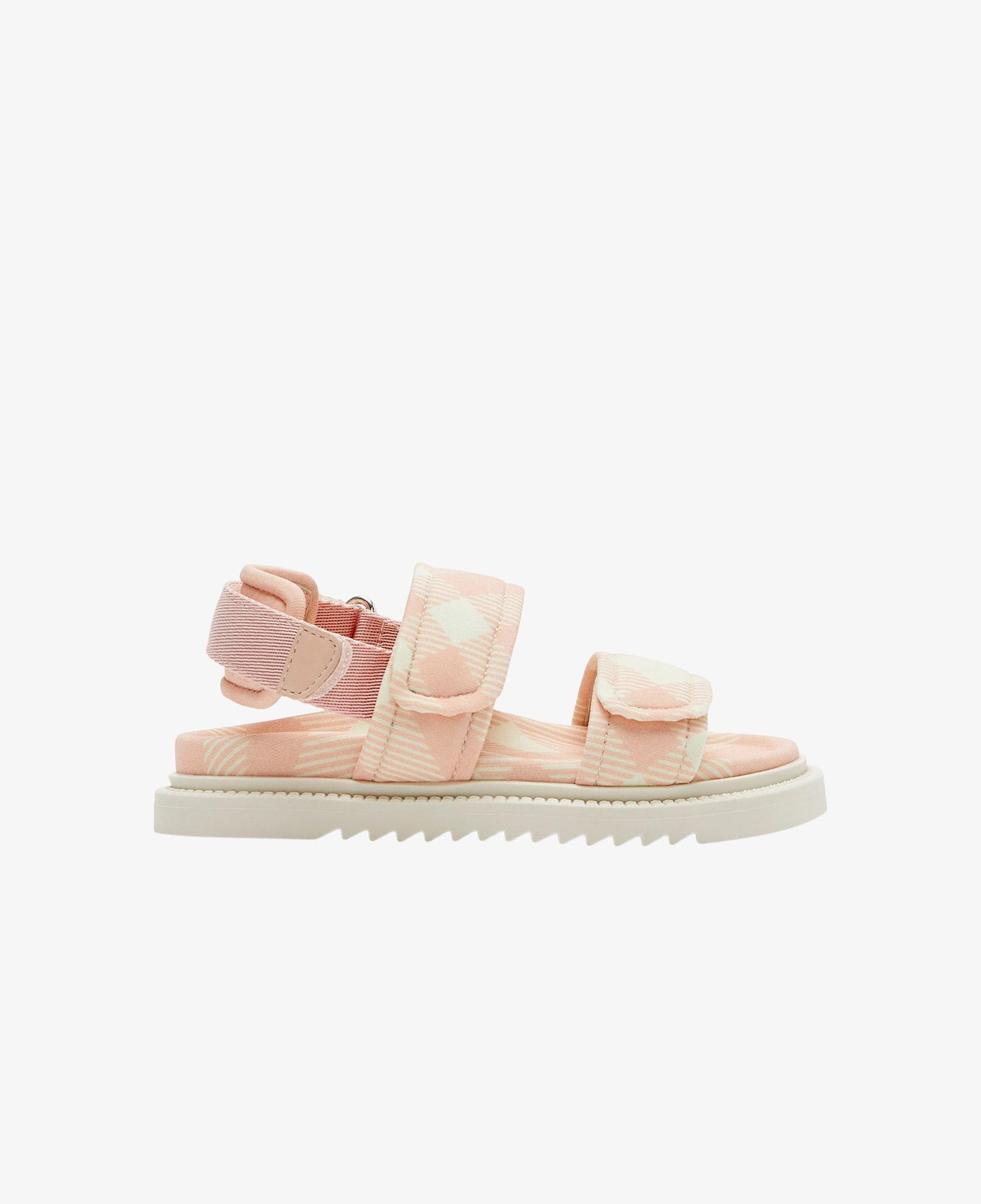 Burberry Jamie Çocuk Pembe Sandalet