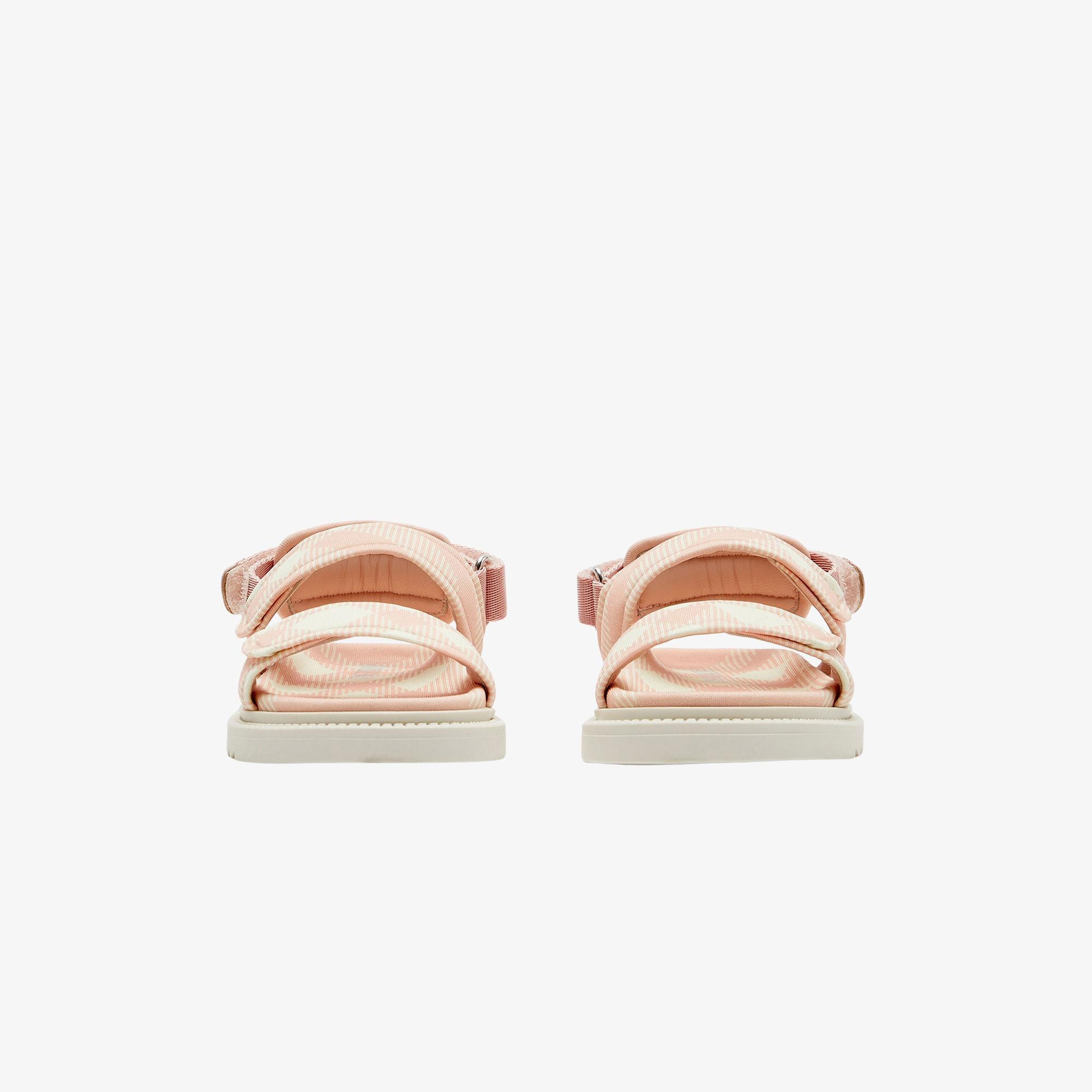Burberry Jamie Çocuk Pembe Sandalet