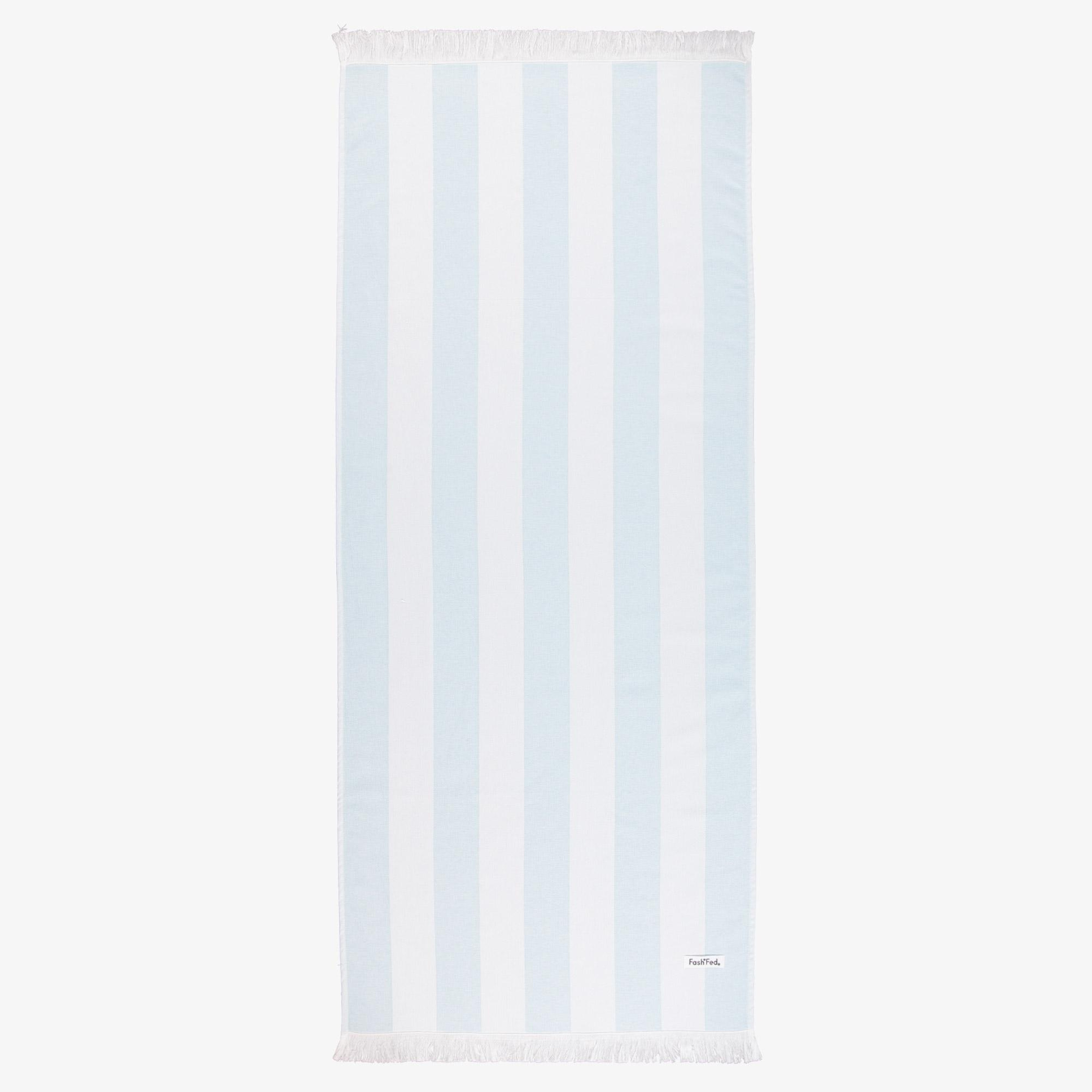 FashFed Unisex Mavi Plaj Havlusu