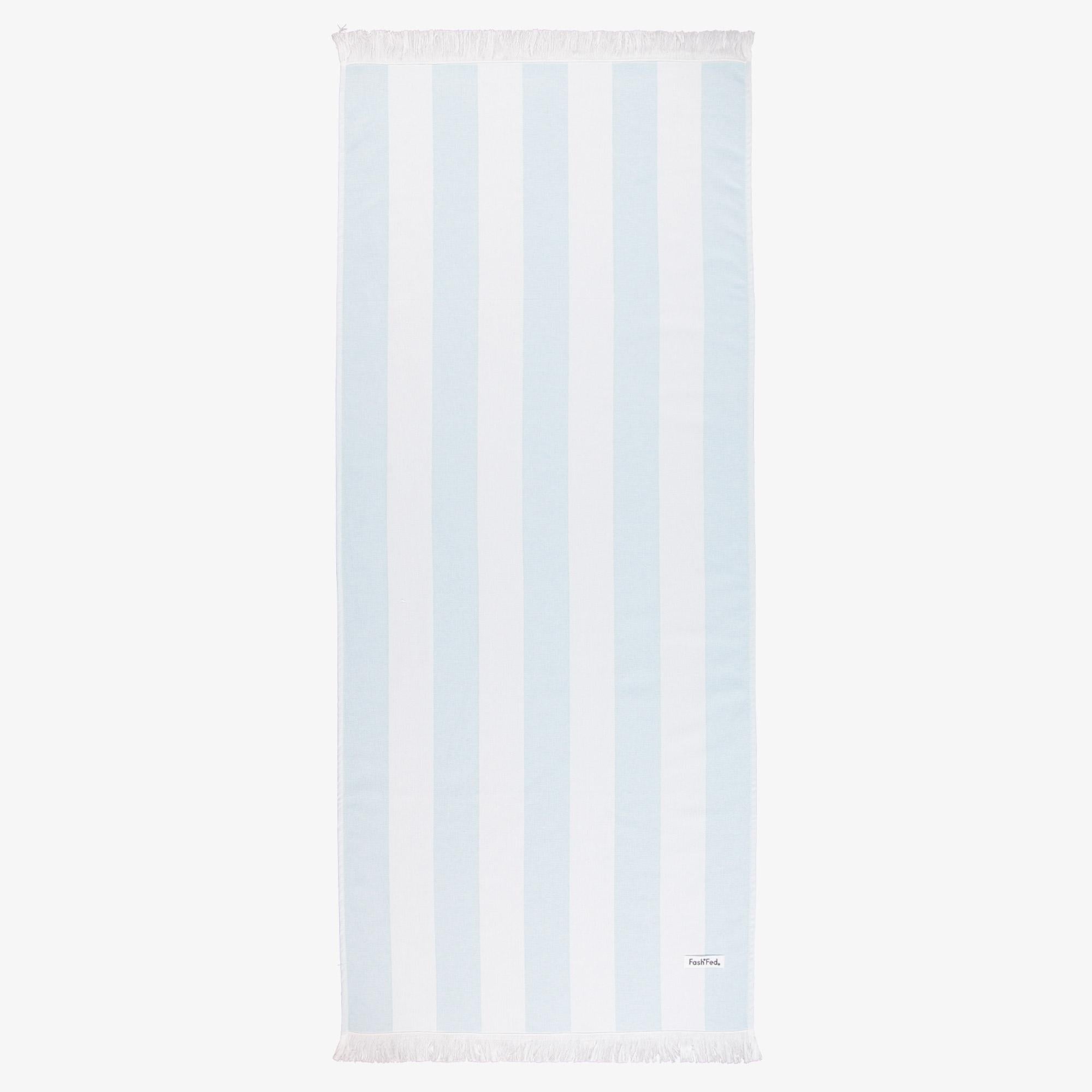 FashFed Unisex Mavi Plaj Havlusu
