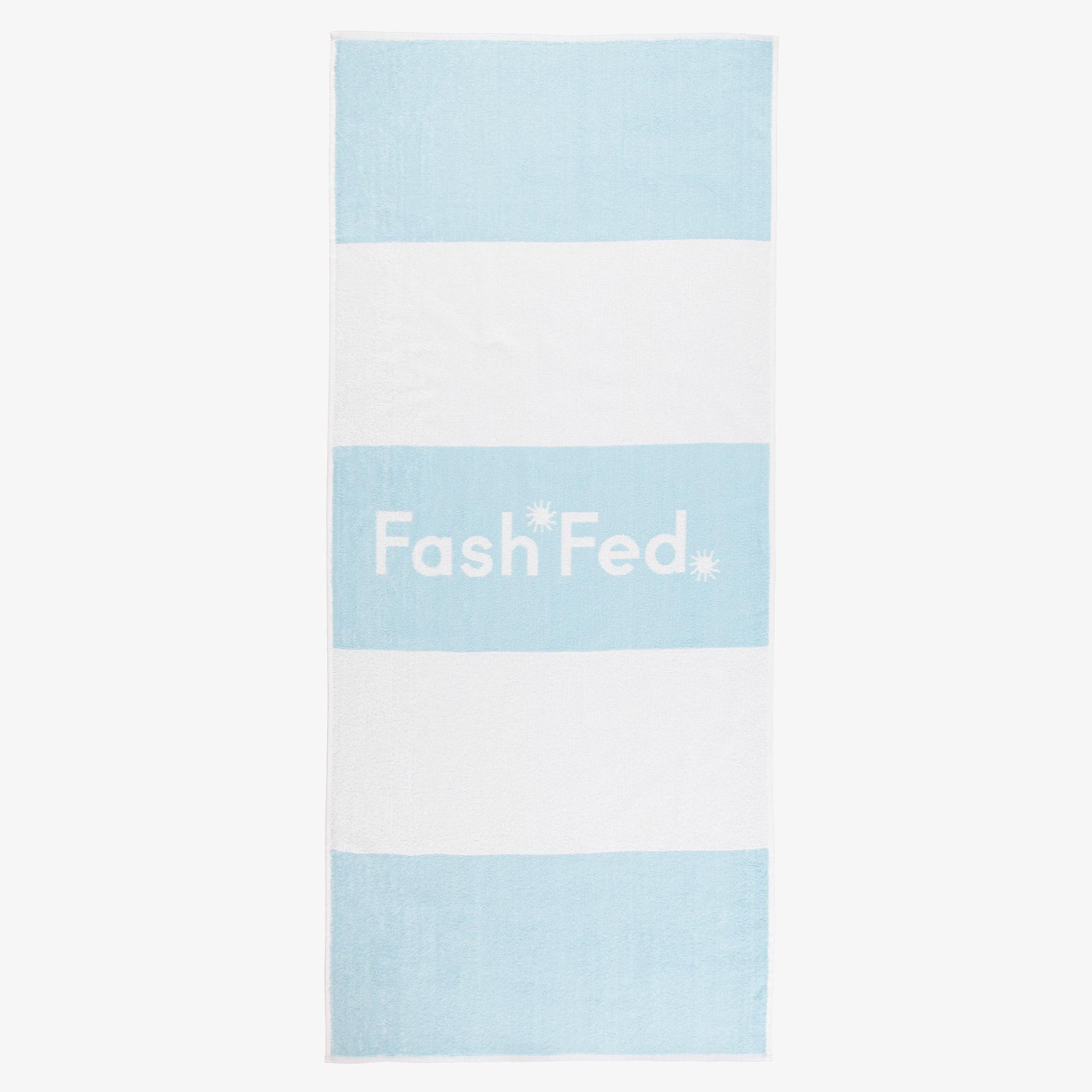 FashFed Unisex Mavi Plaj Havlusu
