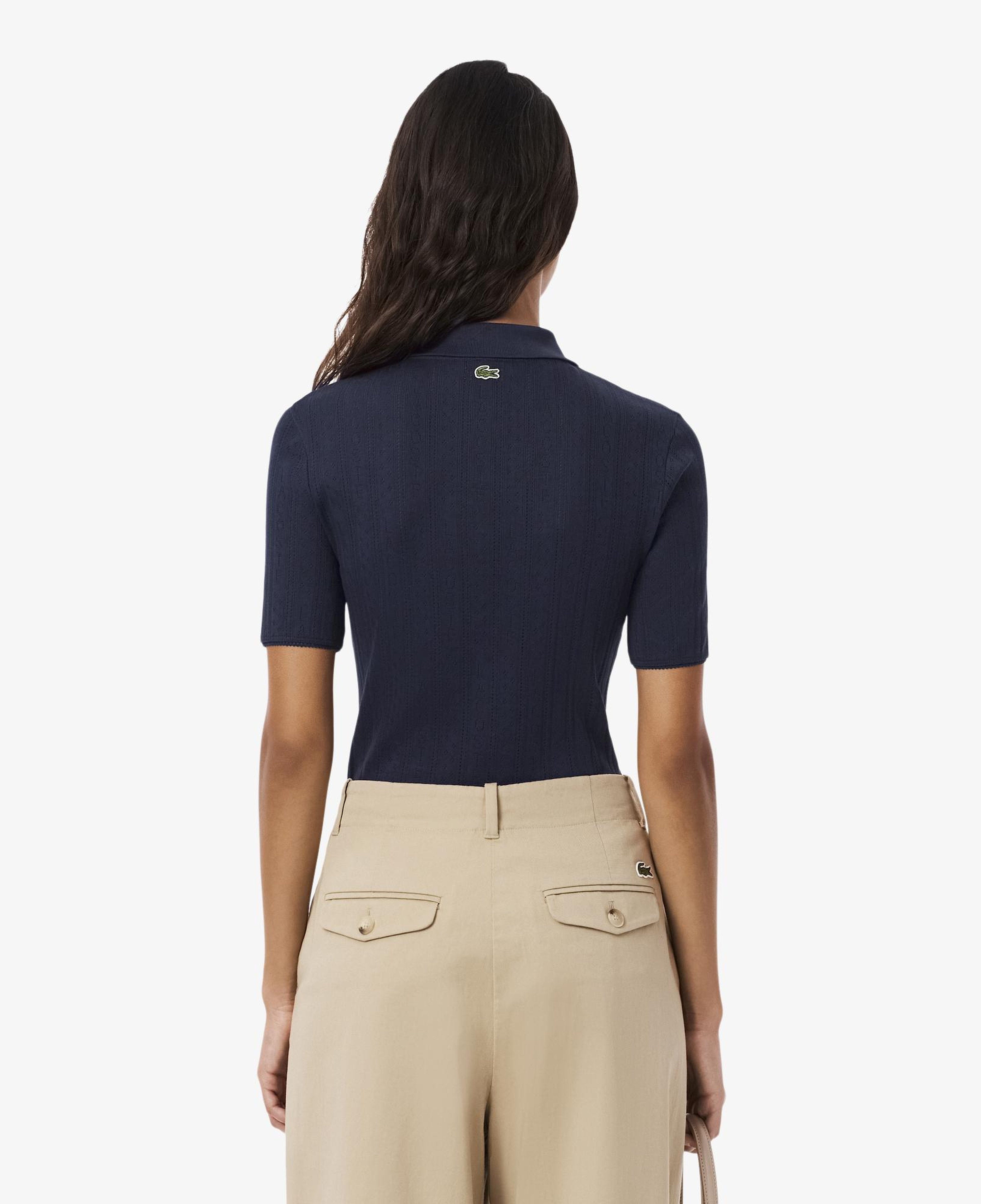 L.12.D Kadın Slim Fit Lacivert Polo