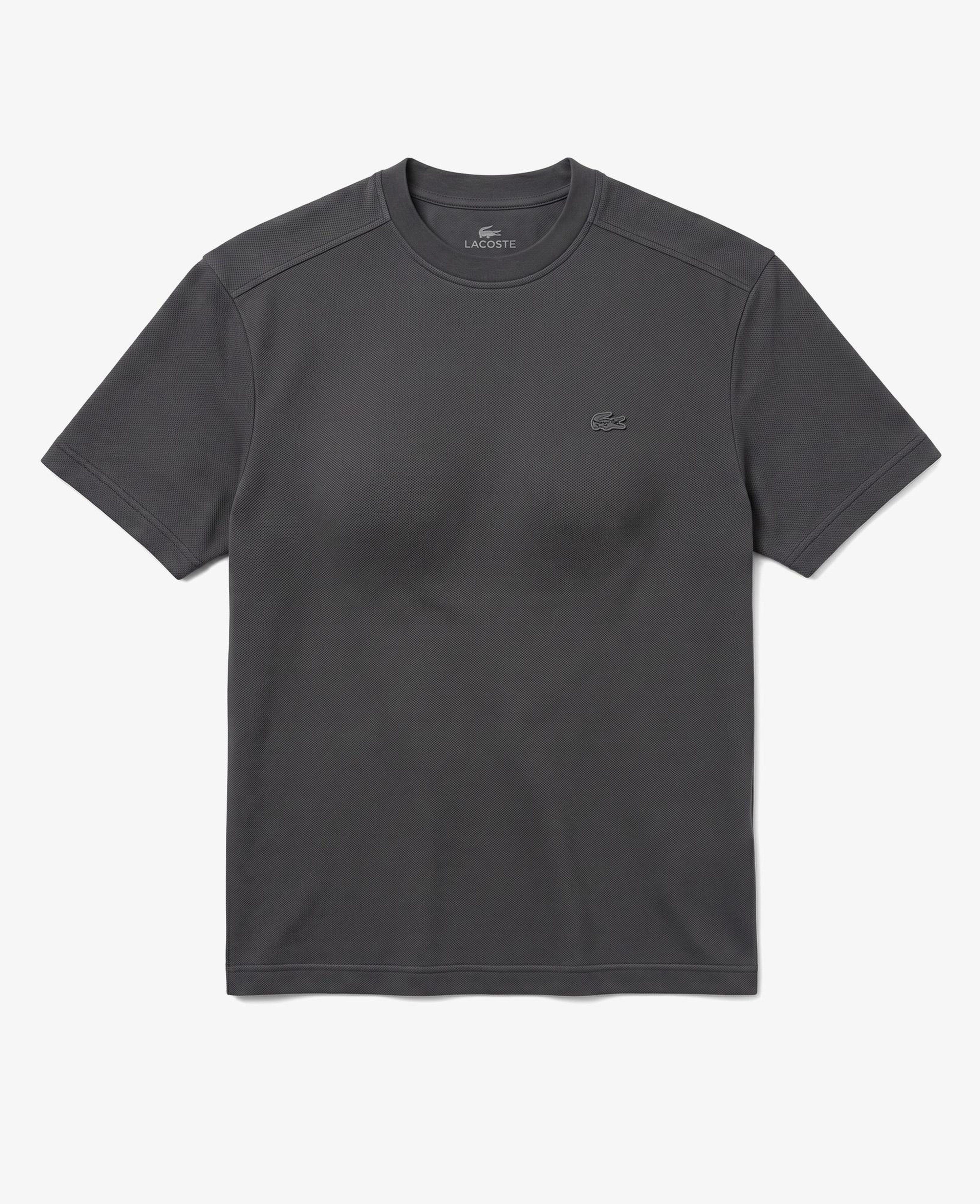 Erkek Relaxed Fit Bisiklet Yaka Koyu Gri T-Shirt