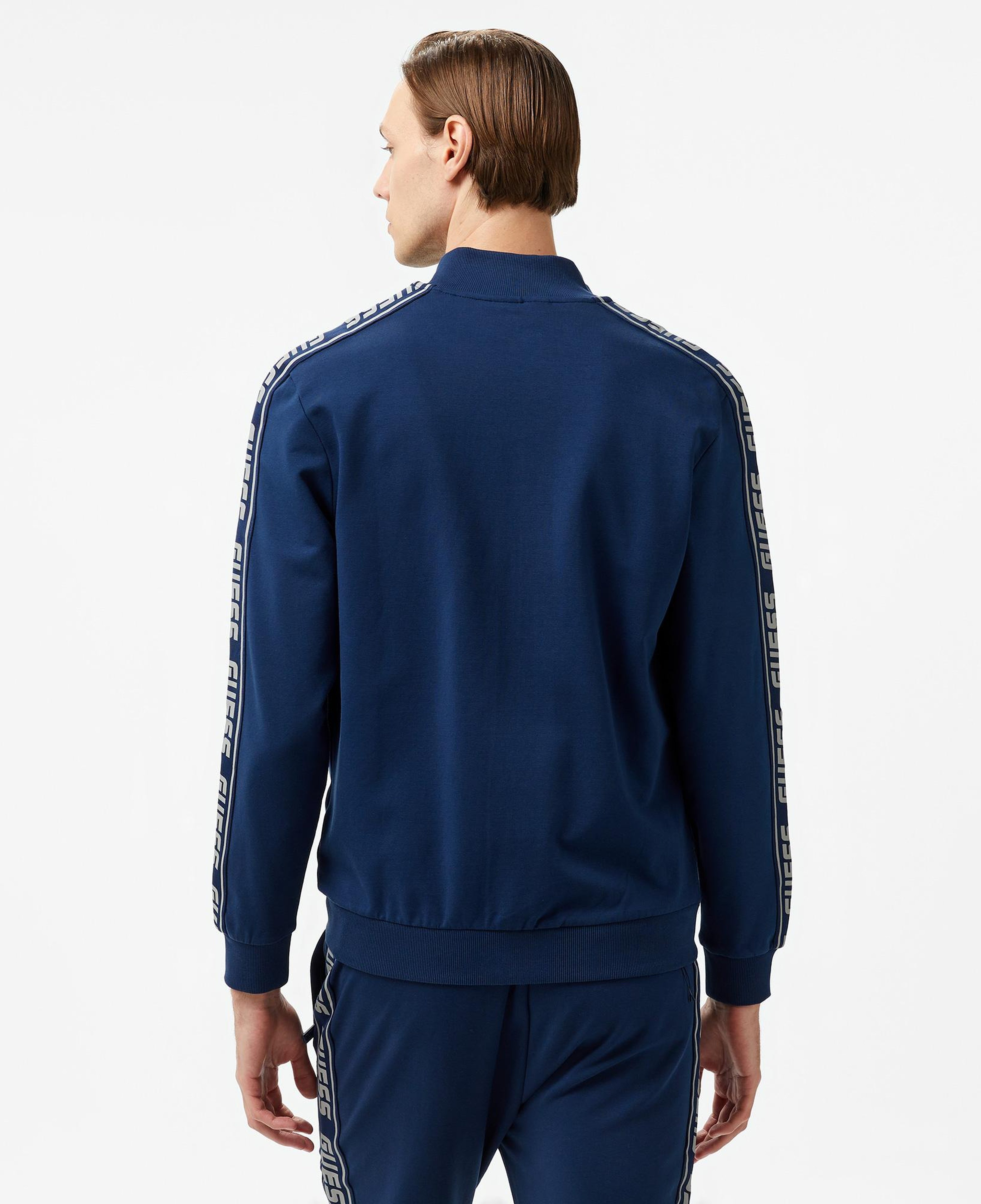 Guess Guess Full Zip Erkek Lacivert Sweatshirt