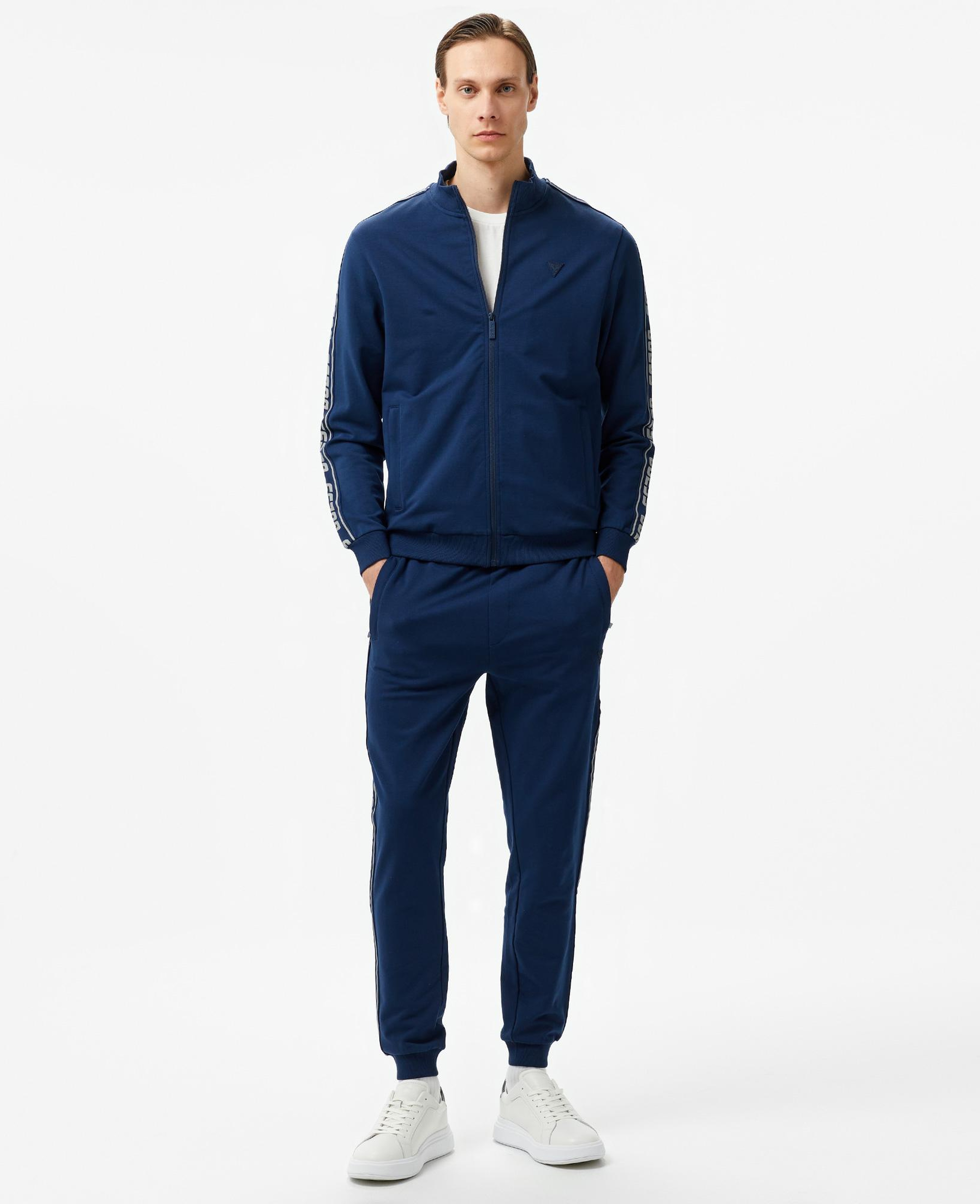Guess Guess Full Zip Erkek Lacivert Sweatshirt