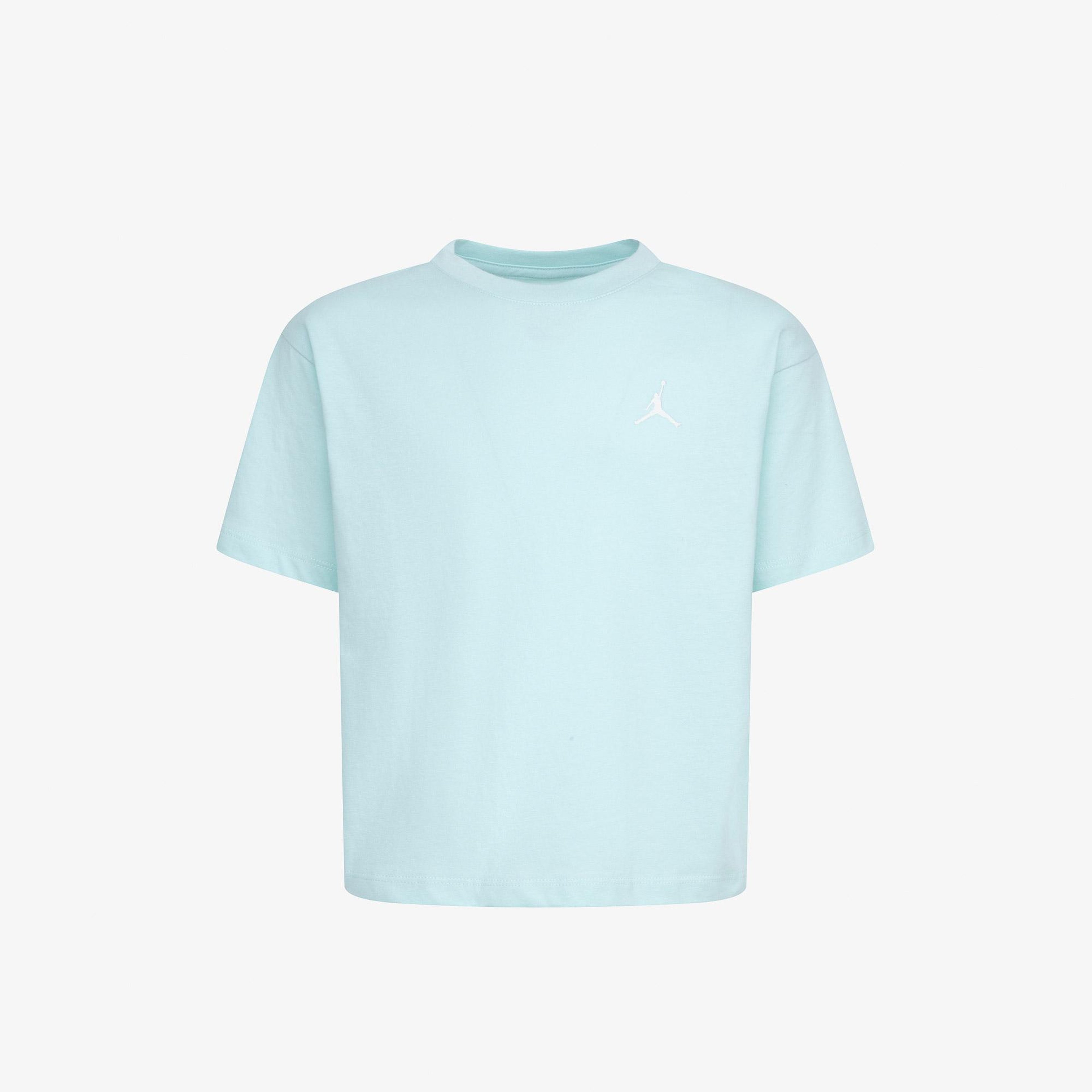 Jordan MJ Brooklyn Essentials Çocuk Mavi Kısa Kol T-Shirt