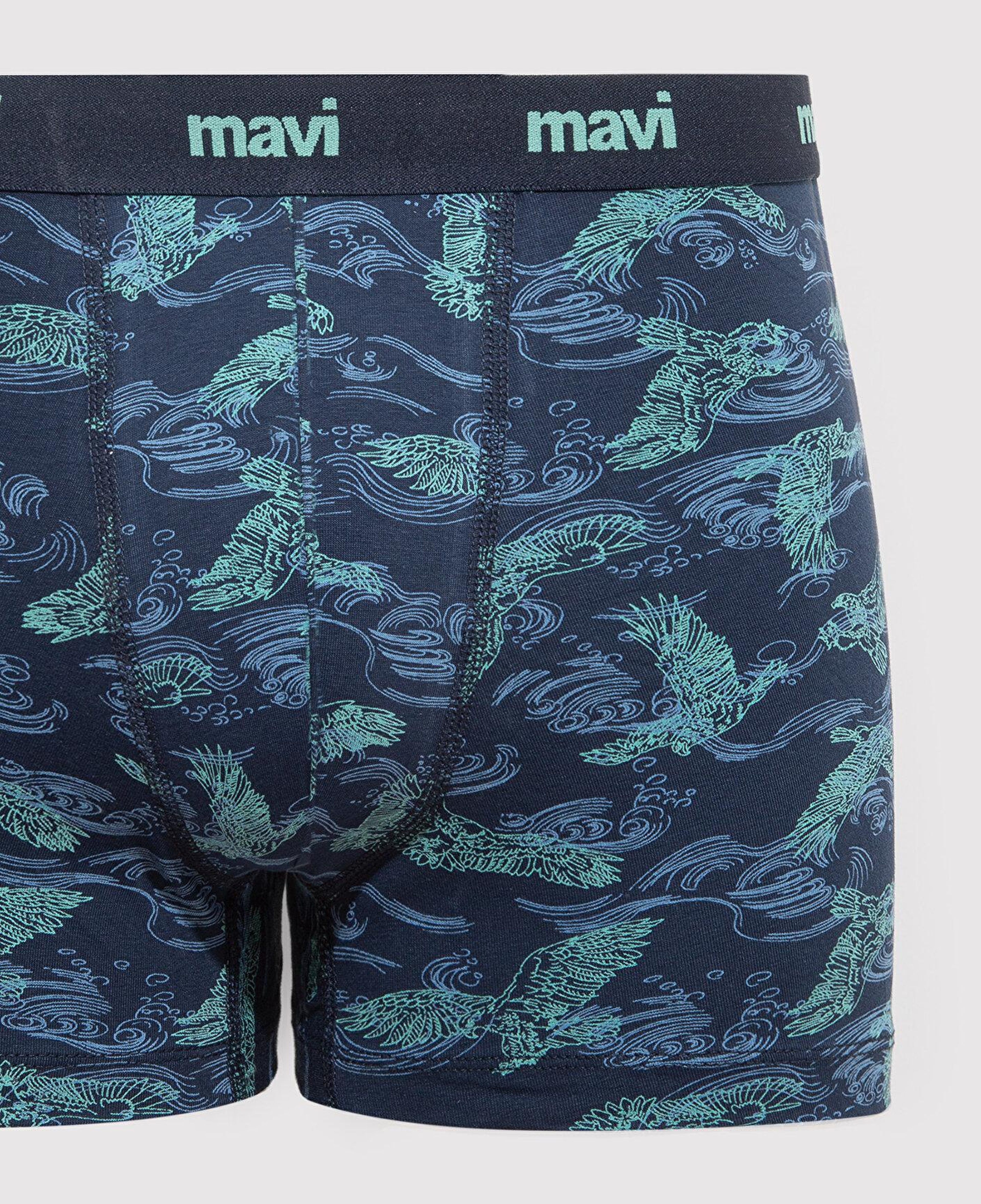 Mavi Kartal Baskılı Lacivert Boxer 092434-33482