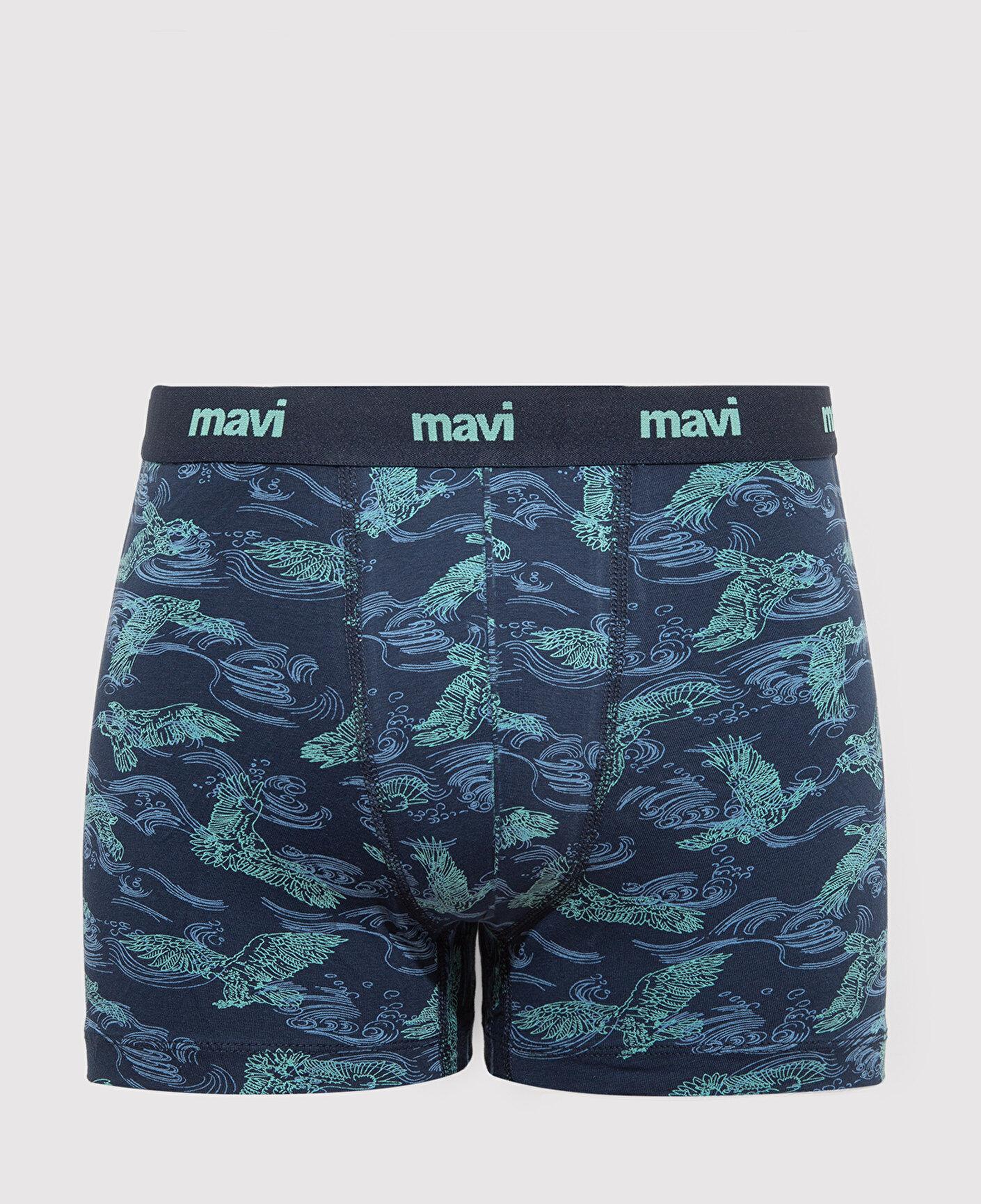 Mavi Kartal Baskılı Lacivert Boxer 092434-33482