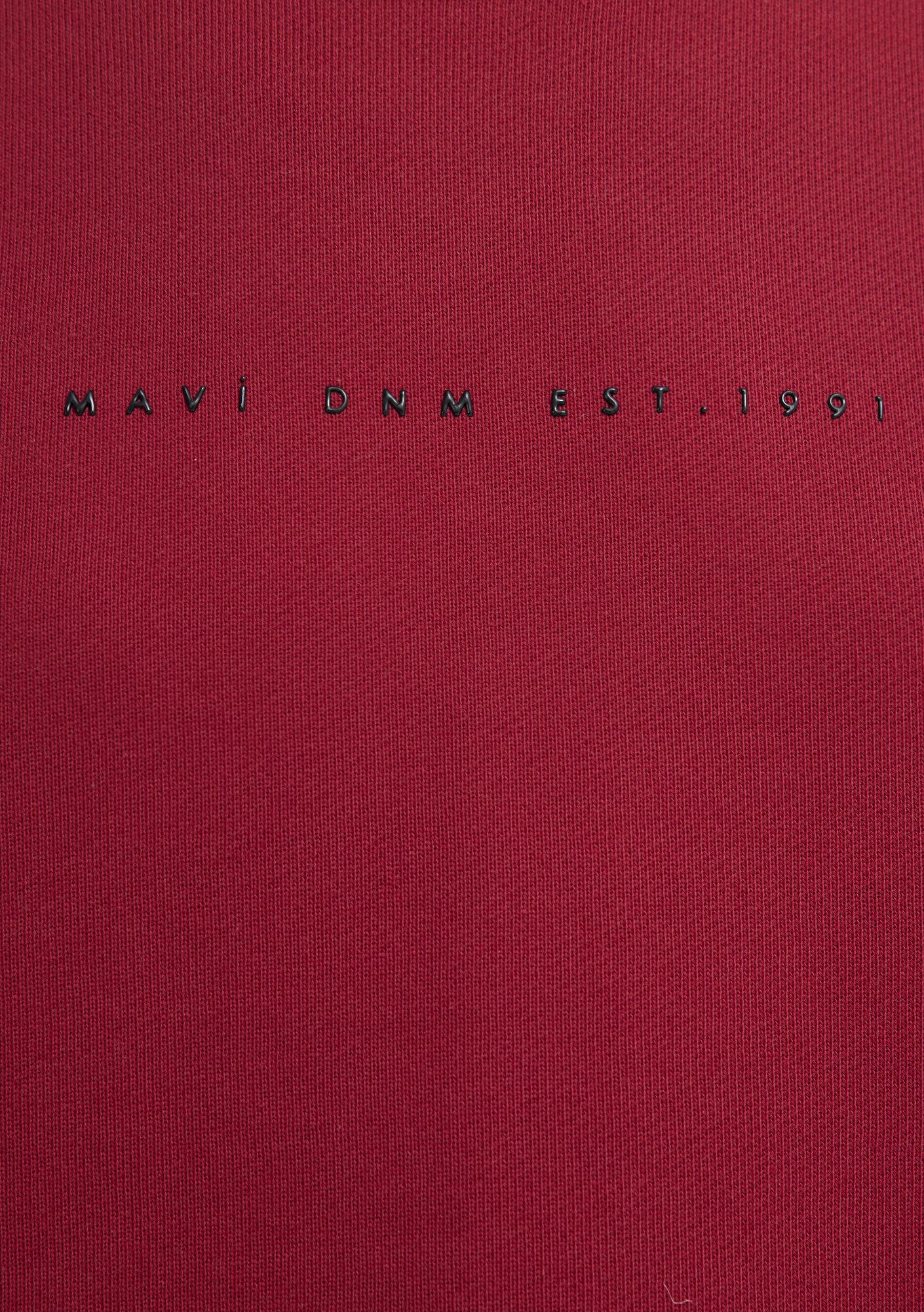 Mavi Mavi Denim Baskılı Kırmızı Sweatshirt 1S10525-70424