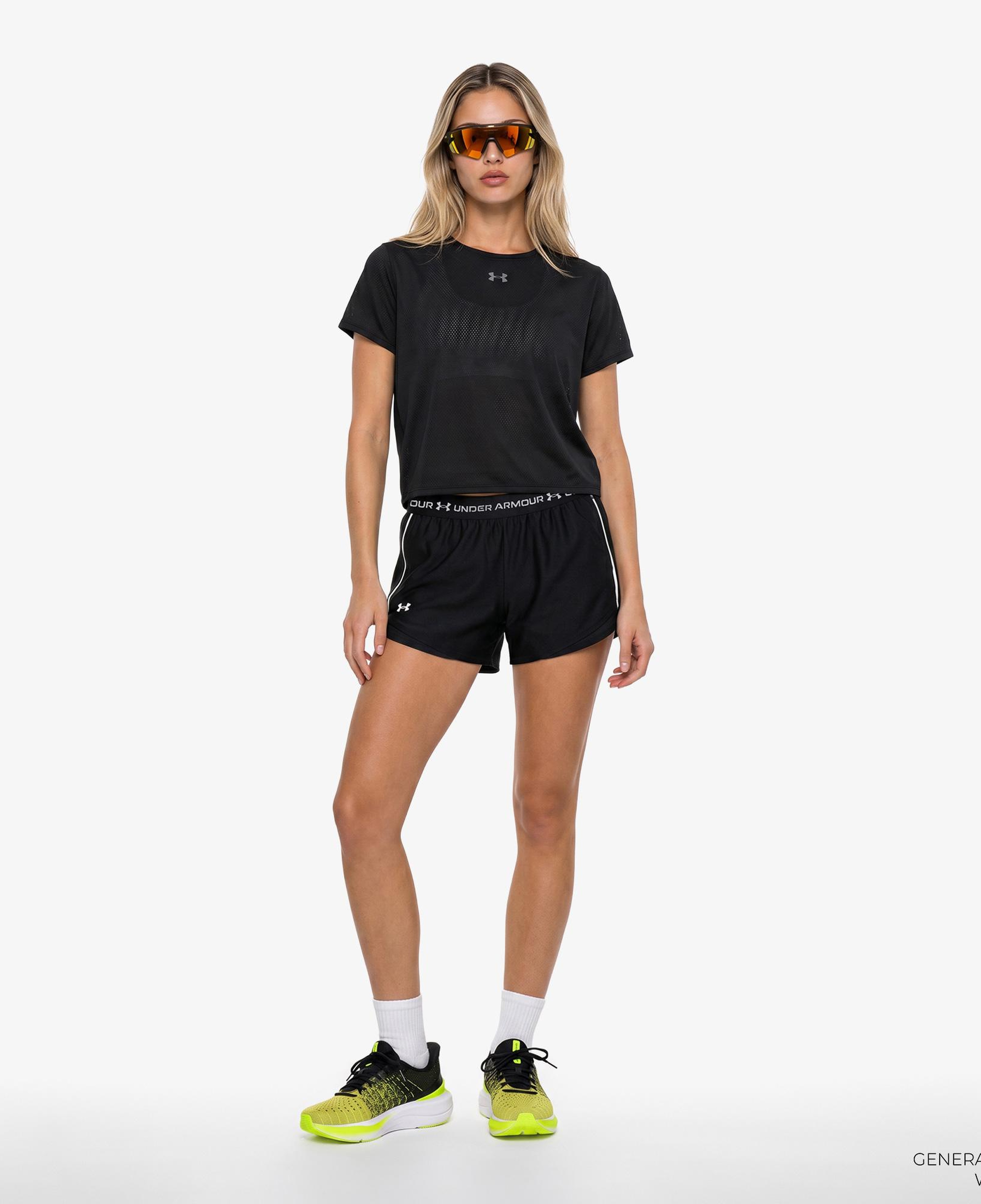 Under Armour Tech Play Up Kadın Siyah Antrenman Şortu