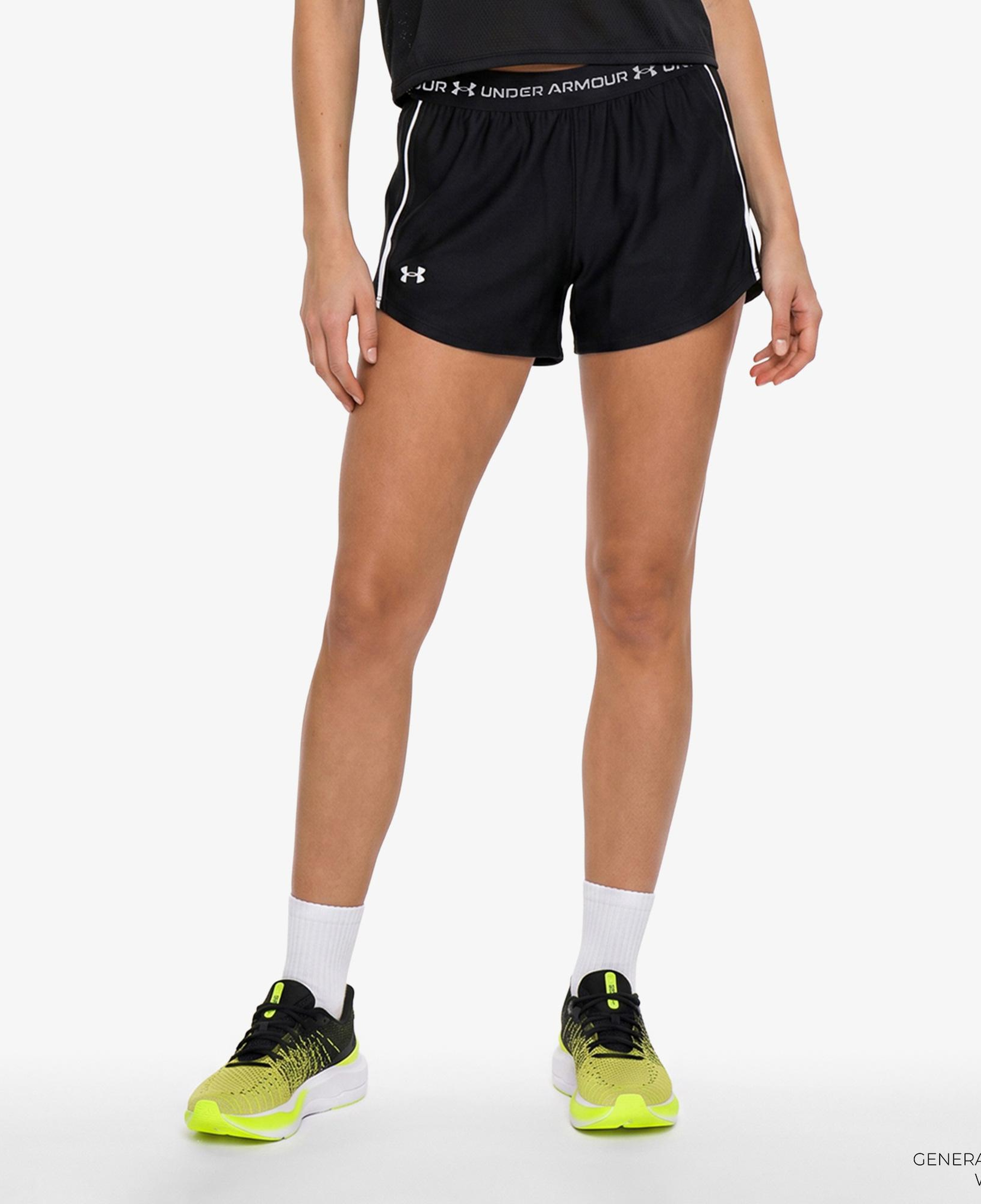 Under Armour Tech Play Up Kadın Siyah Antrenman Şortu