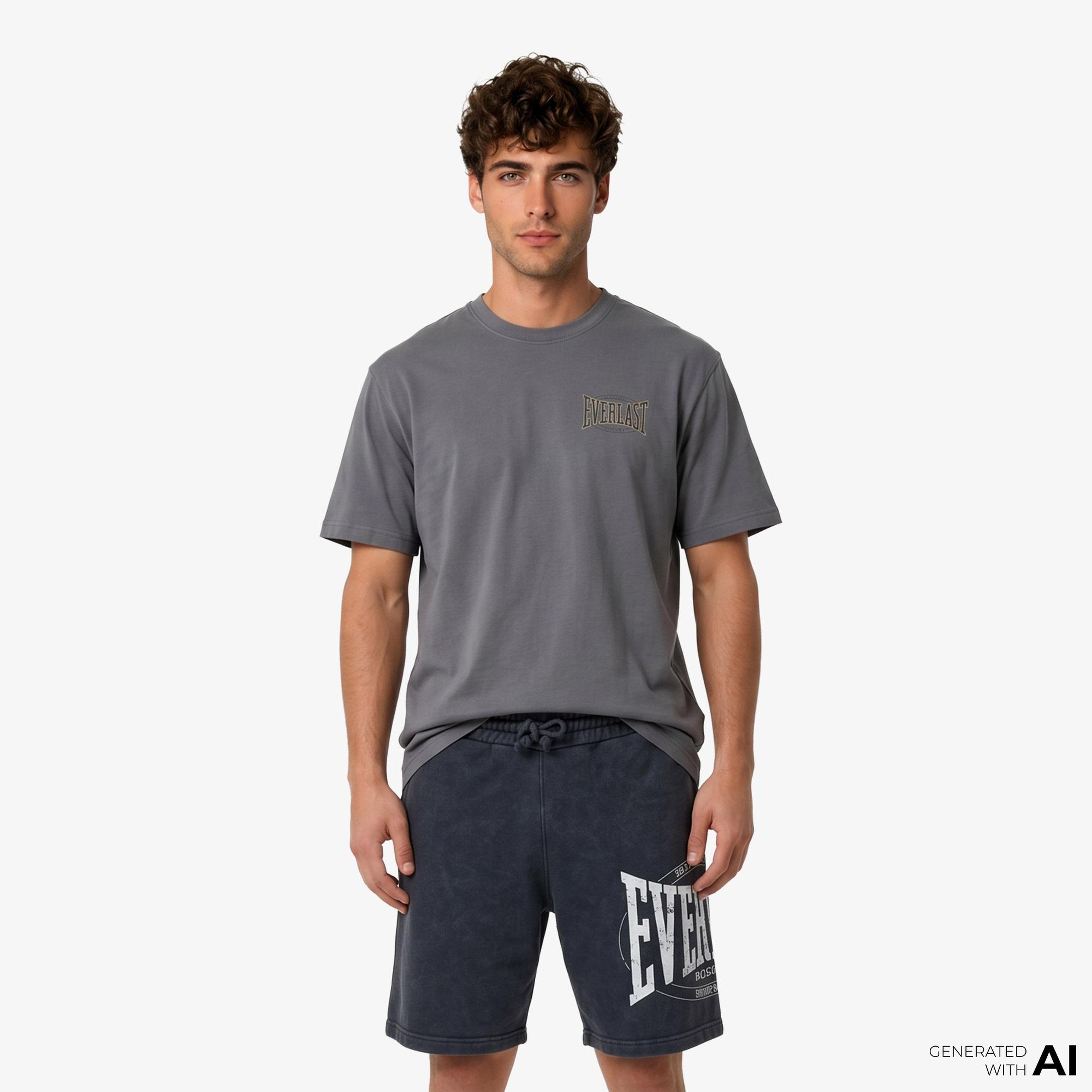Everlast Authentic Boxing 2.0 Comfort Fit Erkek Yeşil T-Shirt
