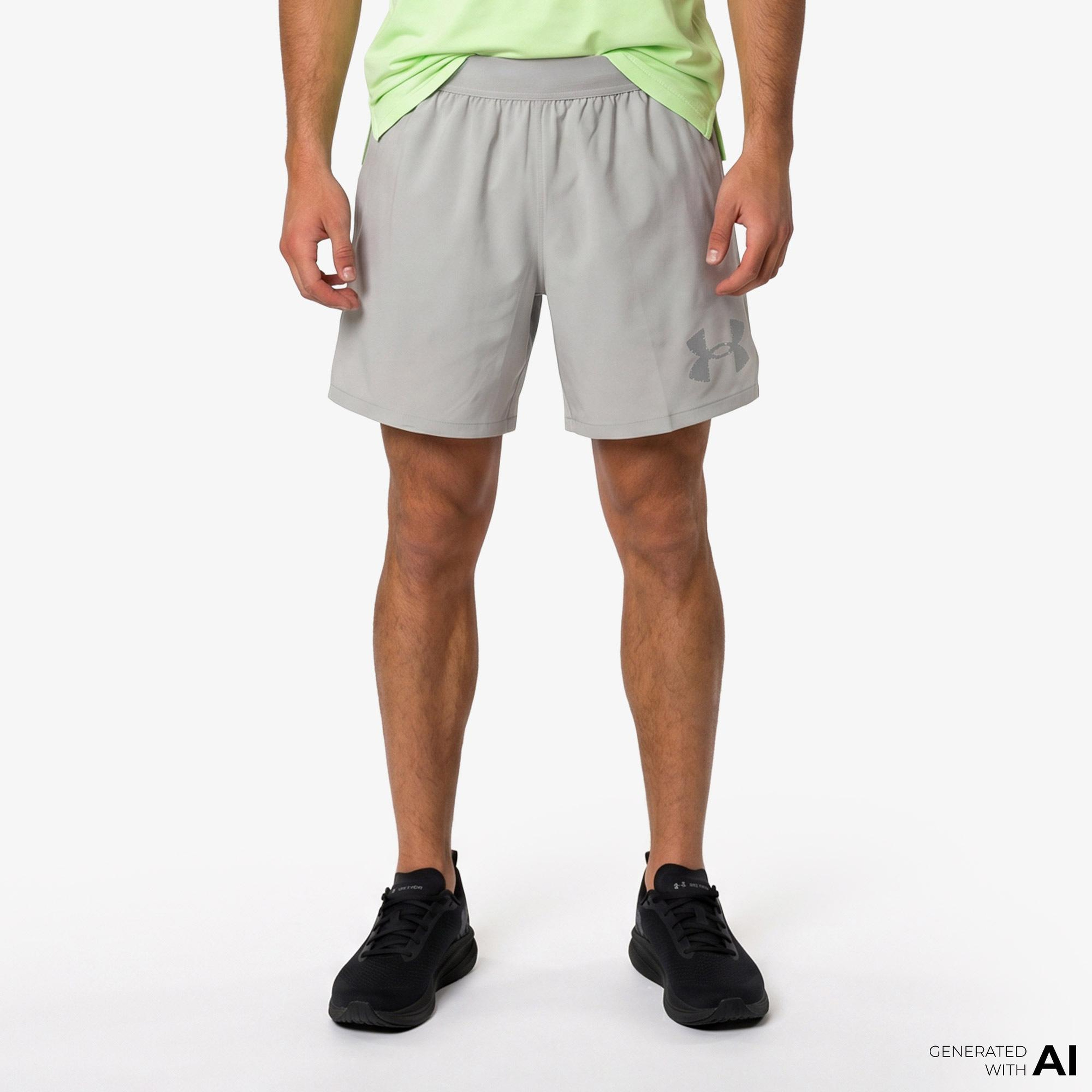 Under Armour Vanish Elite 6in Erkek Gri Antrenman Şortu