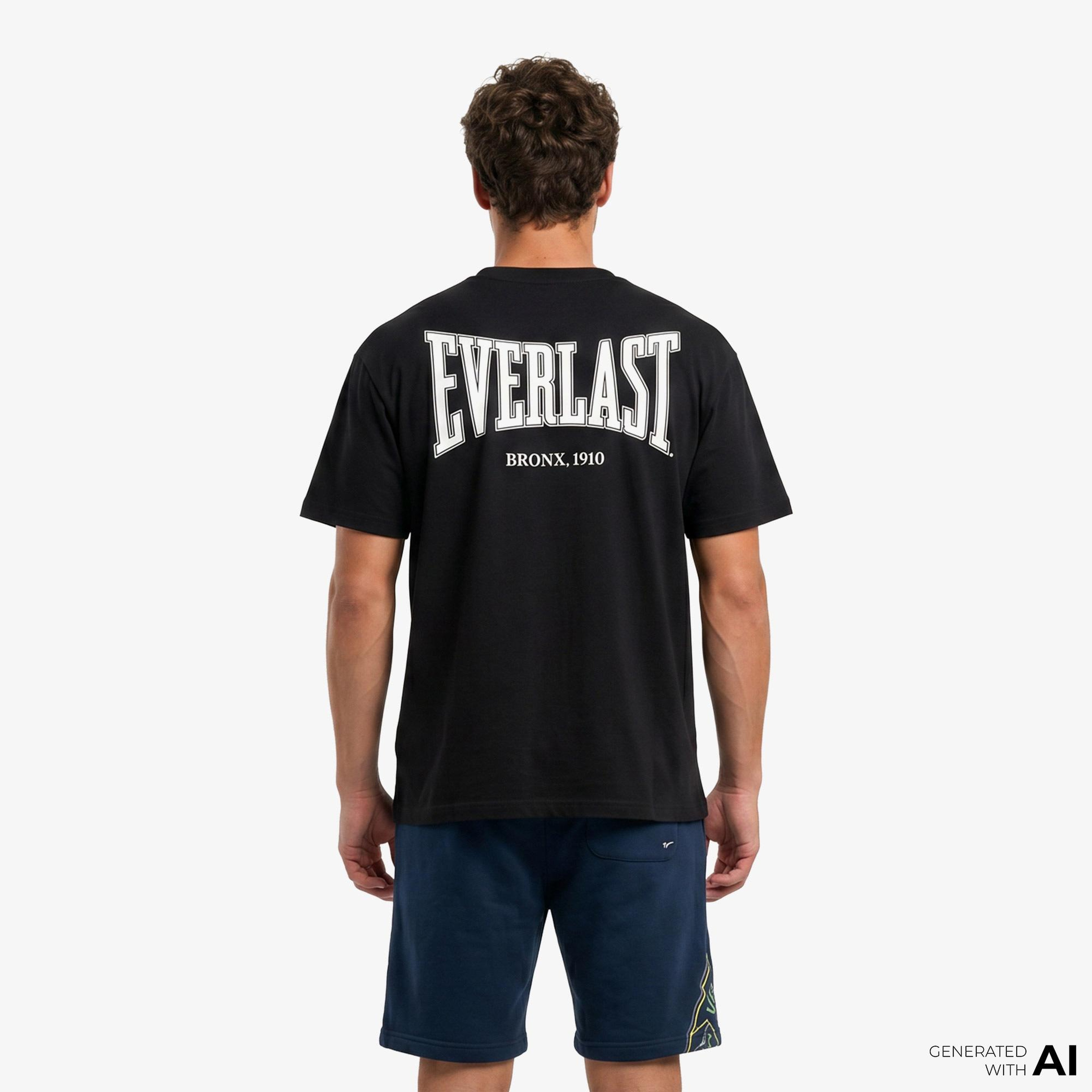 Everlast Classics Oversize Erkek Siyah T-Shirt