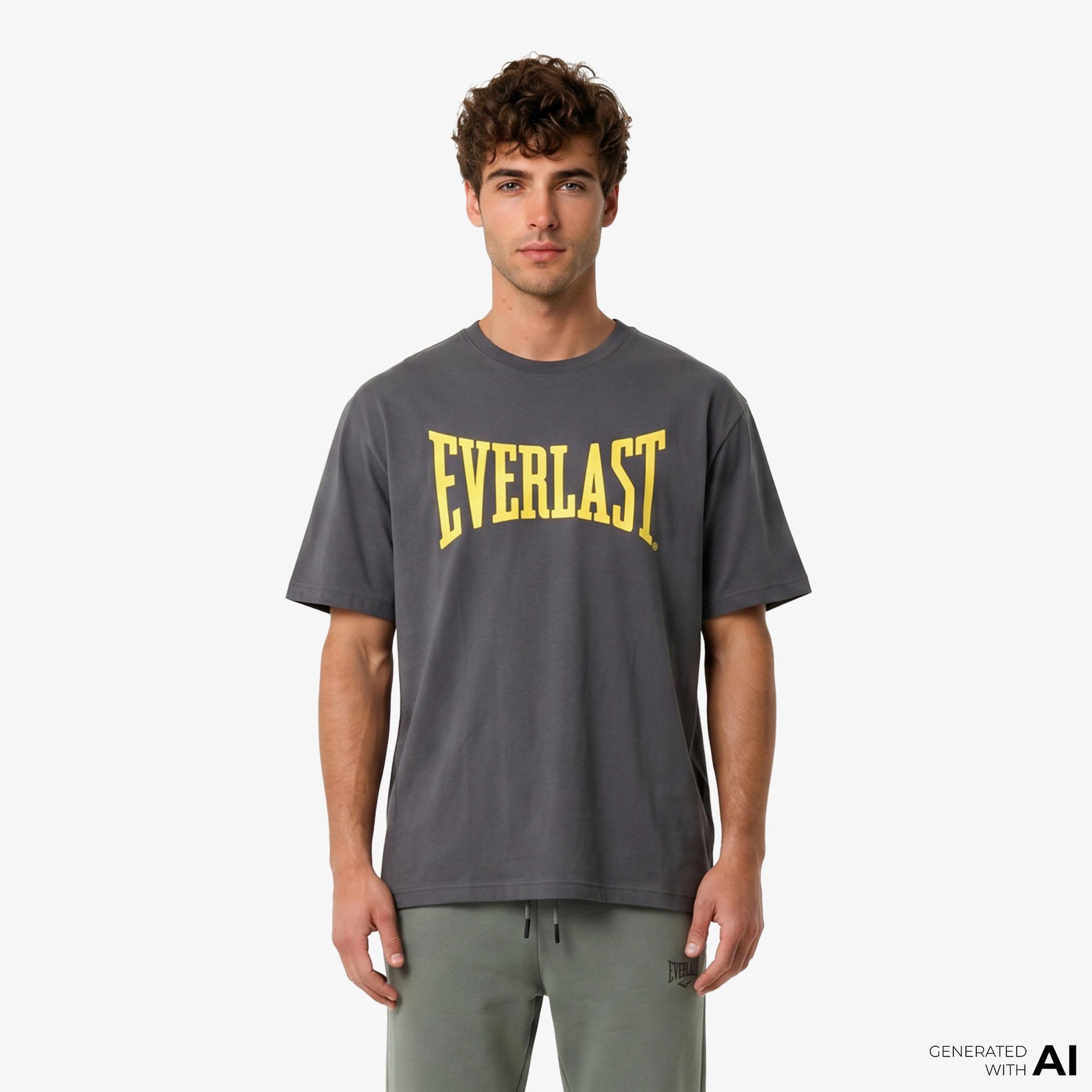 Everlast Classics Comfort Erkek Gri T-Shirt