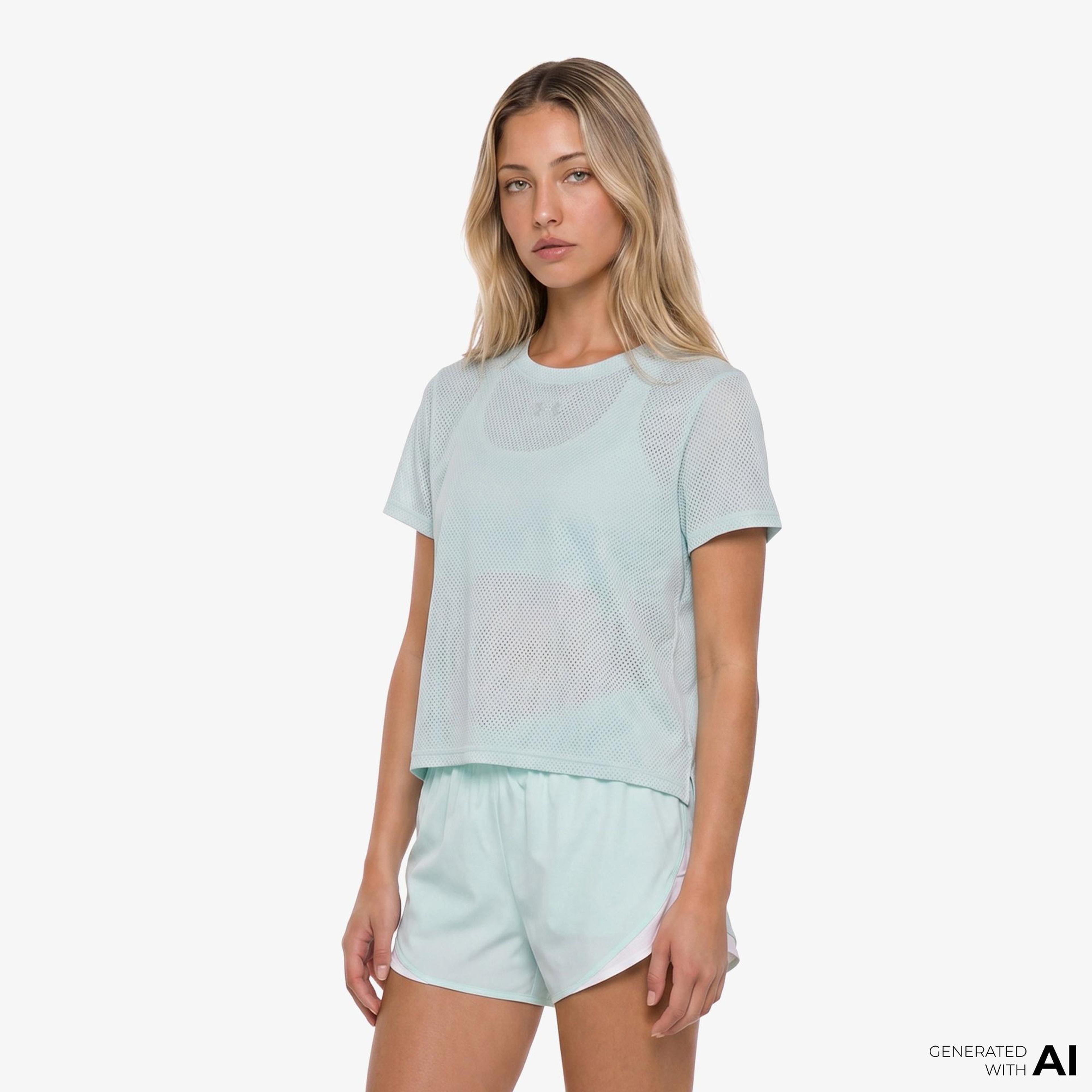 Under Armour Velociti Kadın Yeşil Koşu T-Shirt