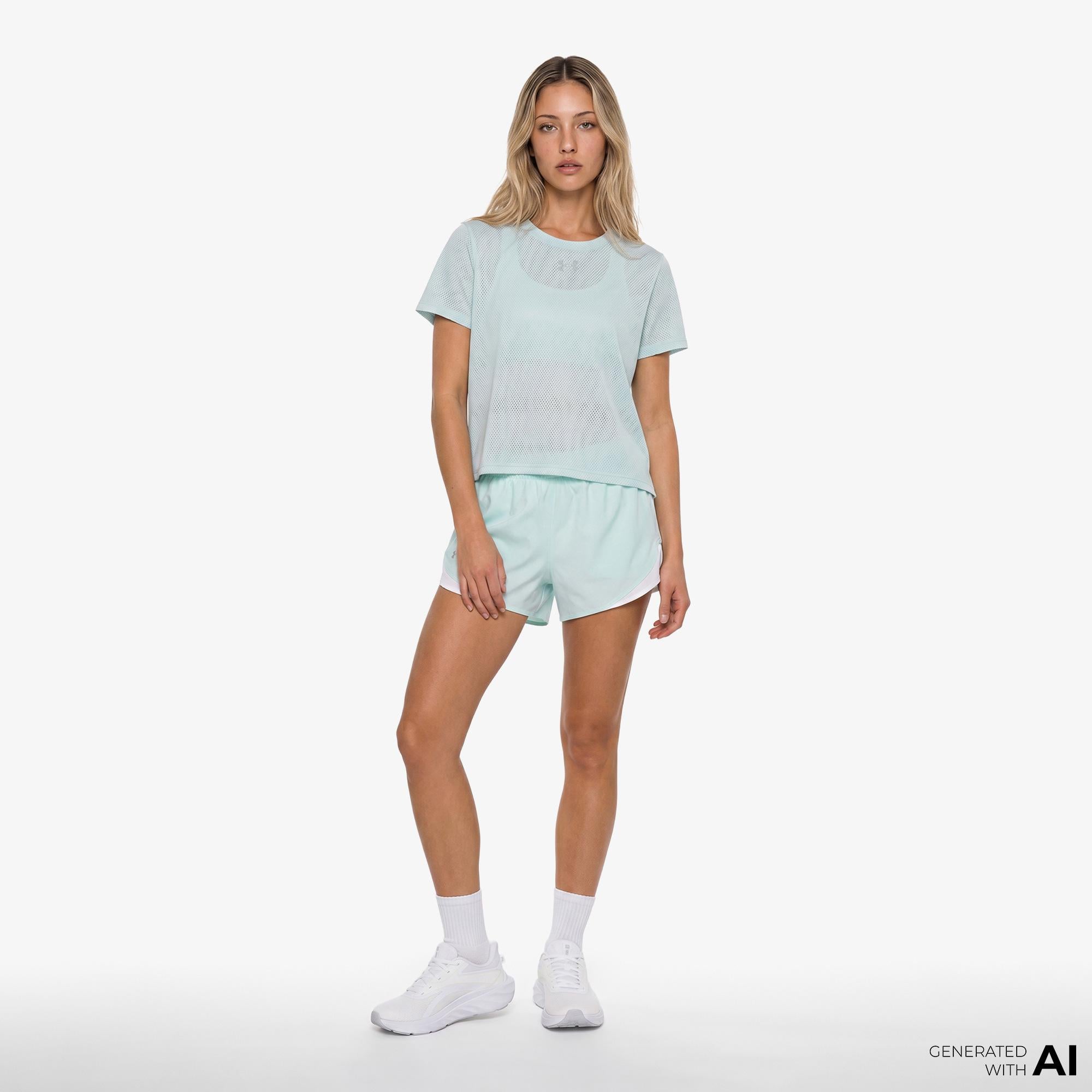 Under Armour Velociti Kadın Yeşil Koşu T-Shirt