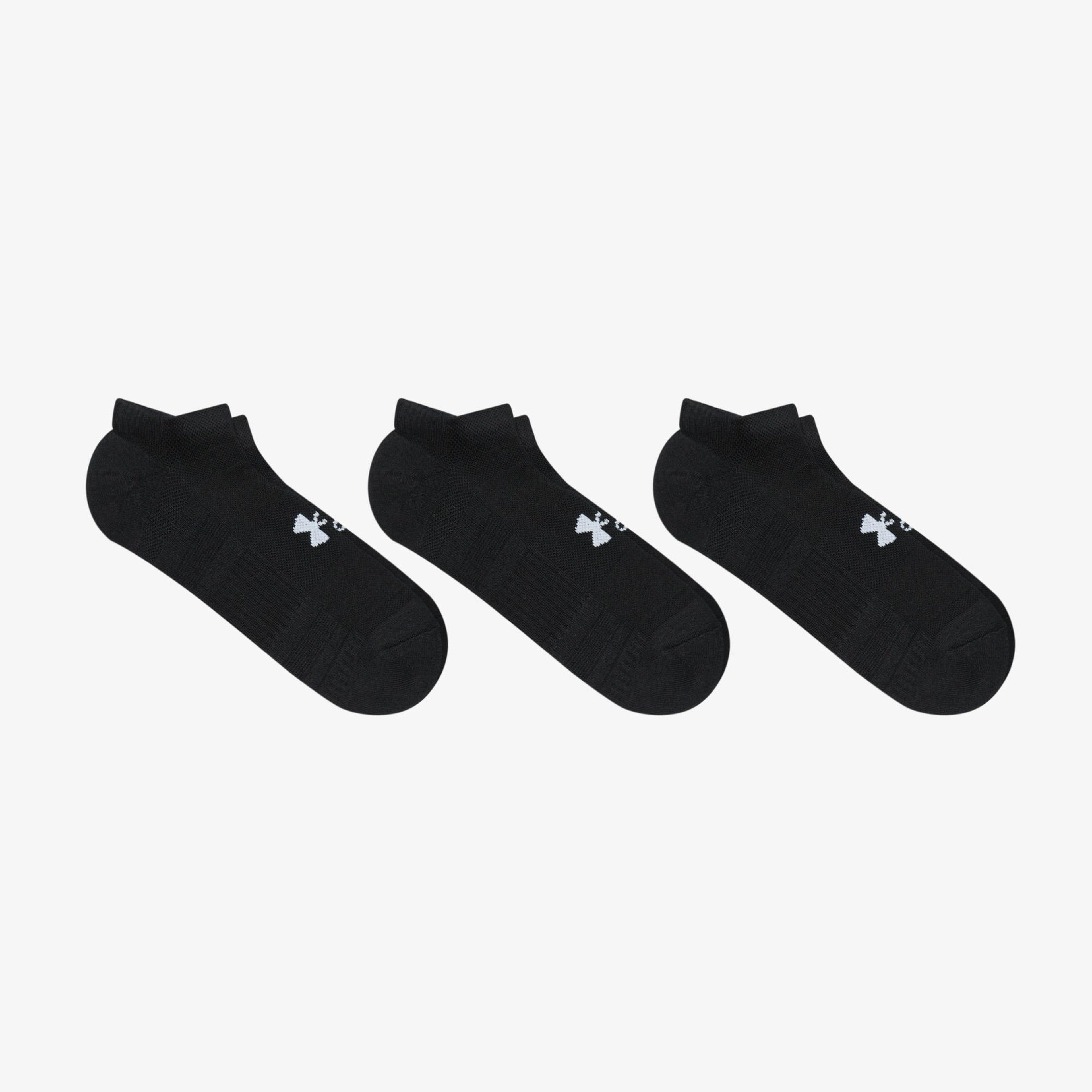 Under Armour Performance Cotton 3lü Unisex Siyah Antrenman Çorabı