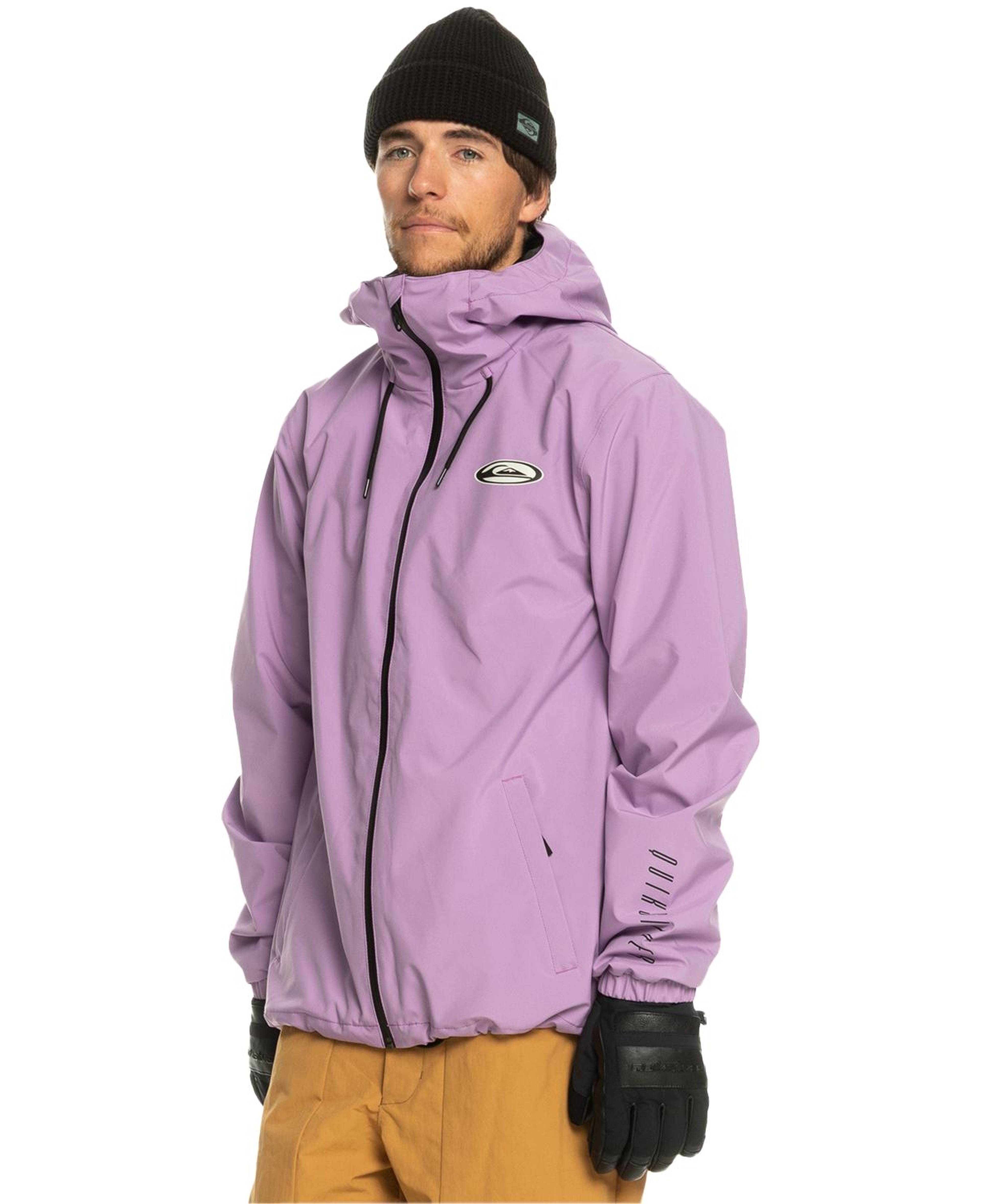 Quiksilver High In The Hood Unisex Mor Snowboard Ceketi