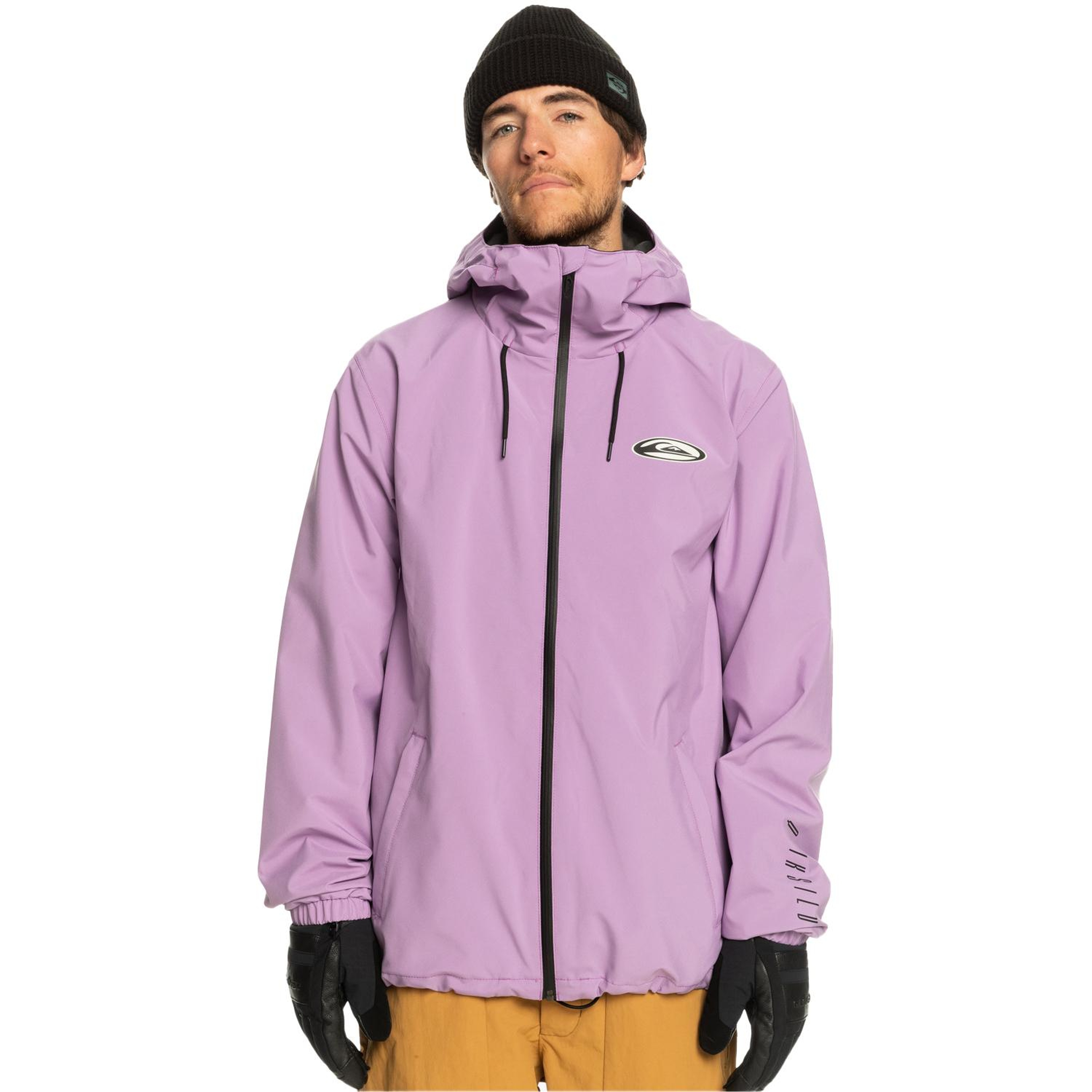 Quiksilver High In The Hood Unisex Mor Snowboard Ceketi