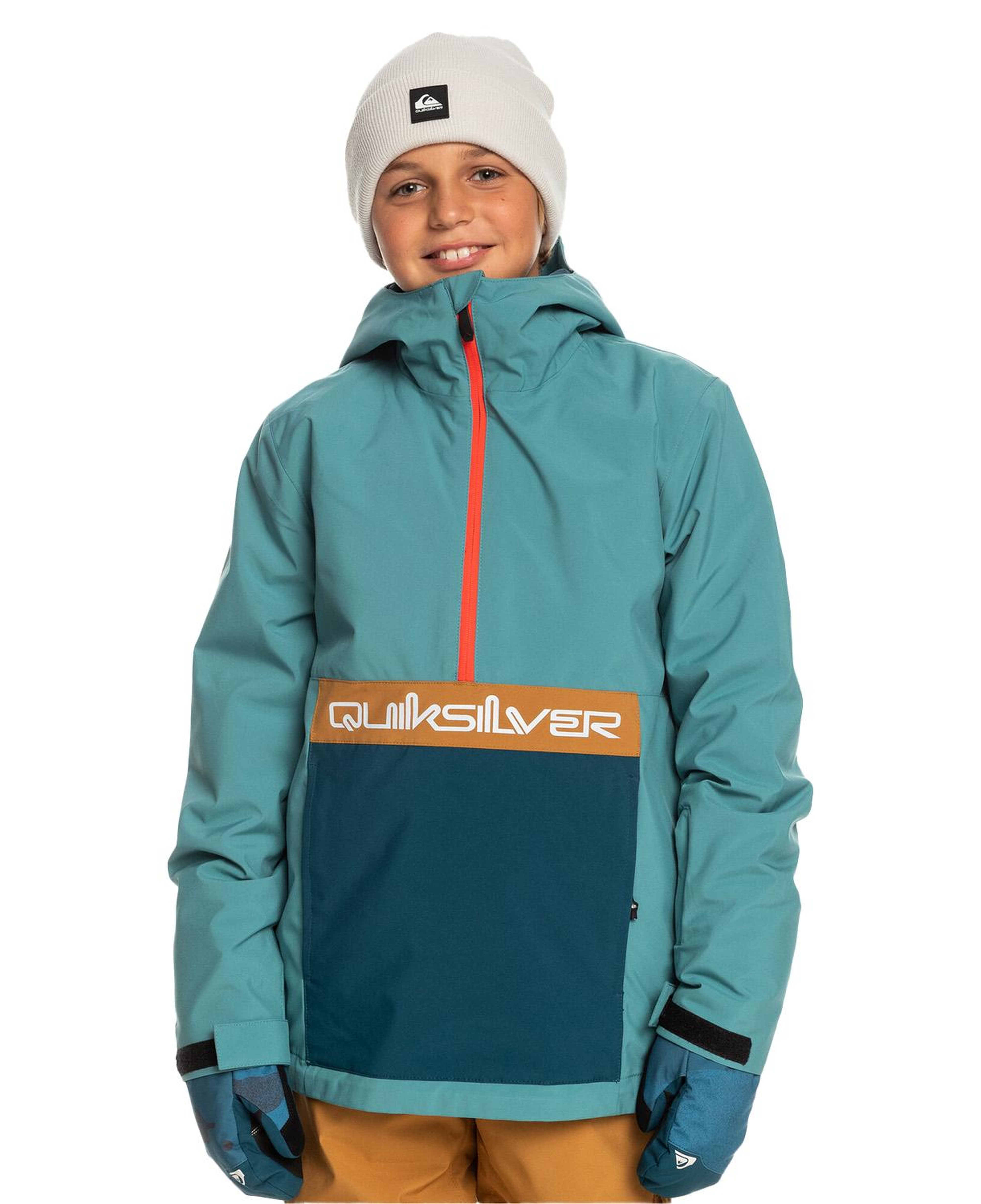Quiksilver Steeze Youth Unisex Çocuk Mavi Snowboard Ceketi