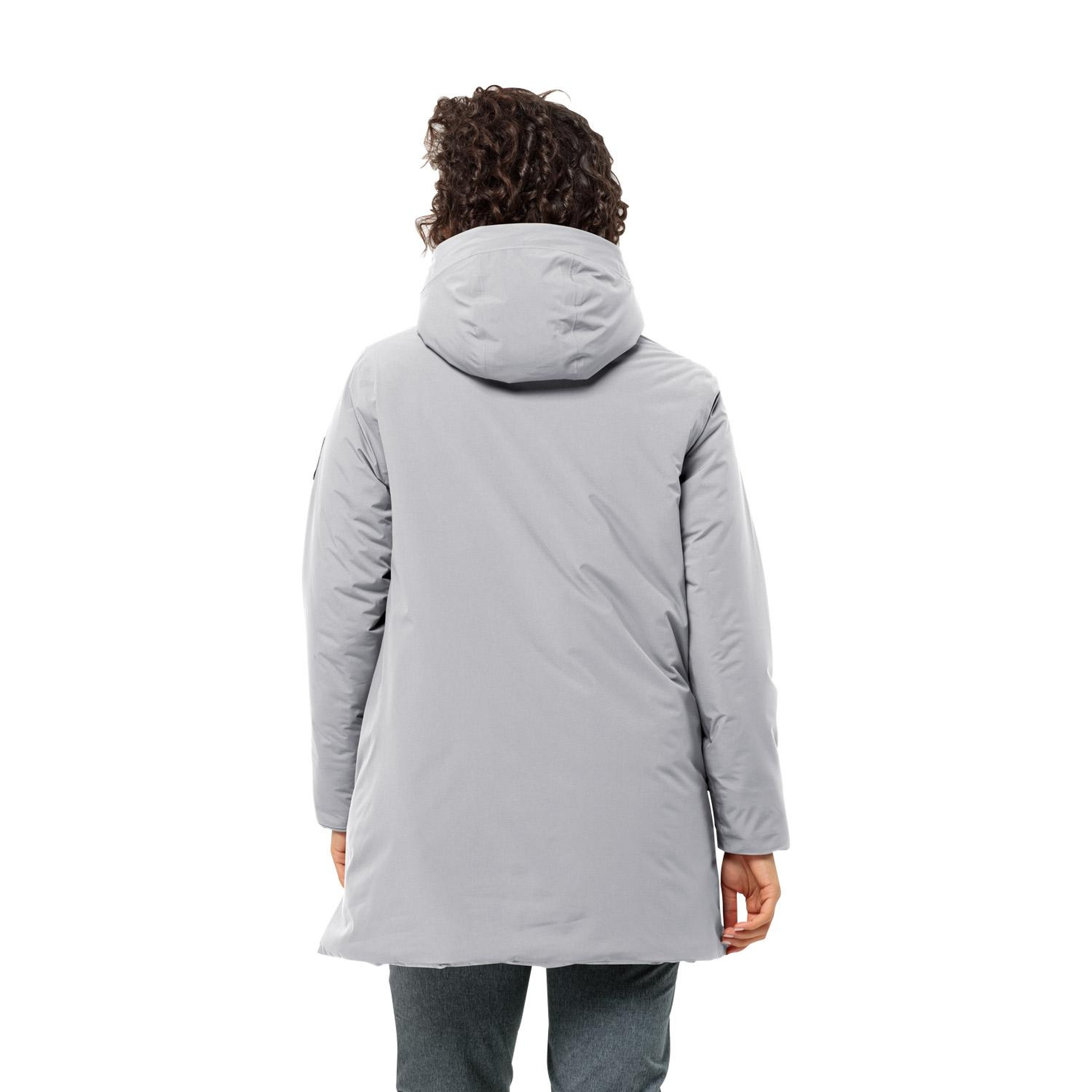 Jack Wolfskin Luisenplatz Kadın Gri Outdoor Ceketi