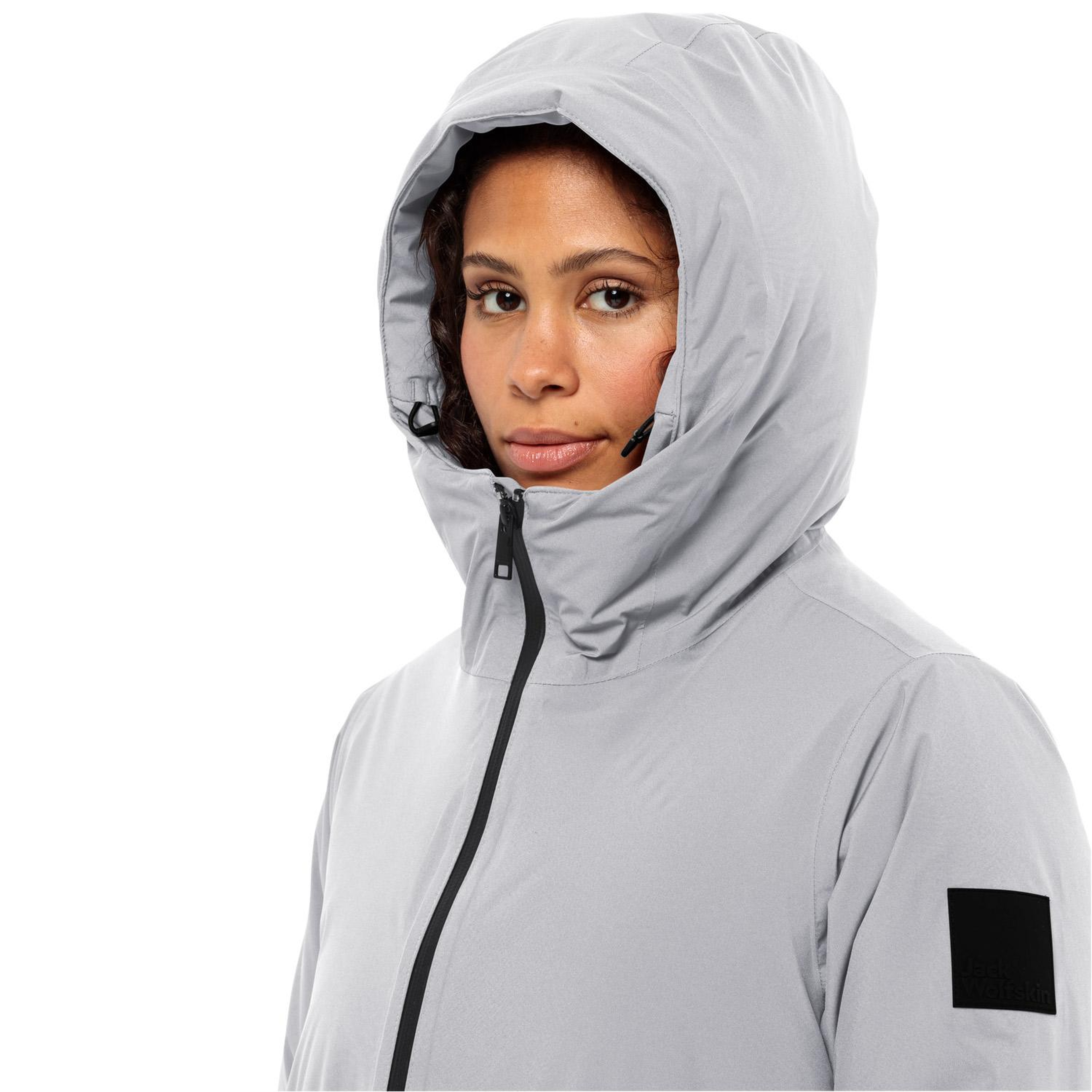 Jack Wolfskin Luisenplatz Kadın Gri Outdoor Ceketi