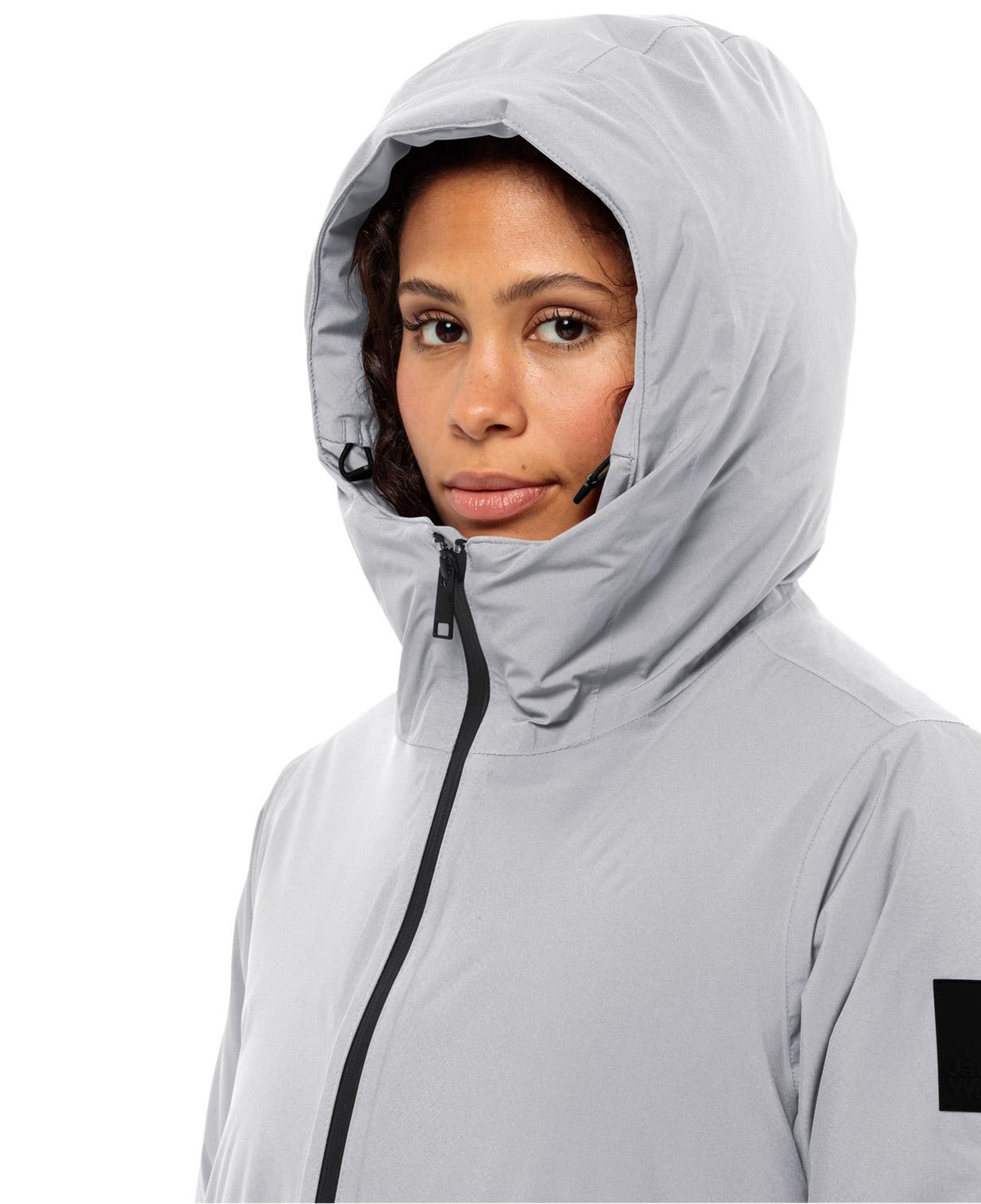 Jack Wolfskin Luisenplatz Kadın Gri Outdoor Ceketi