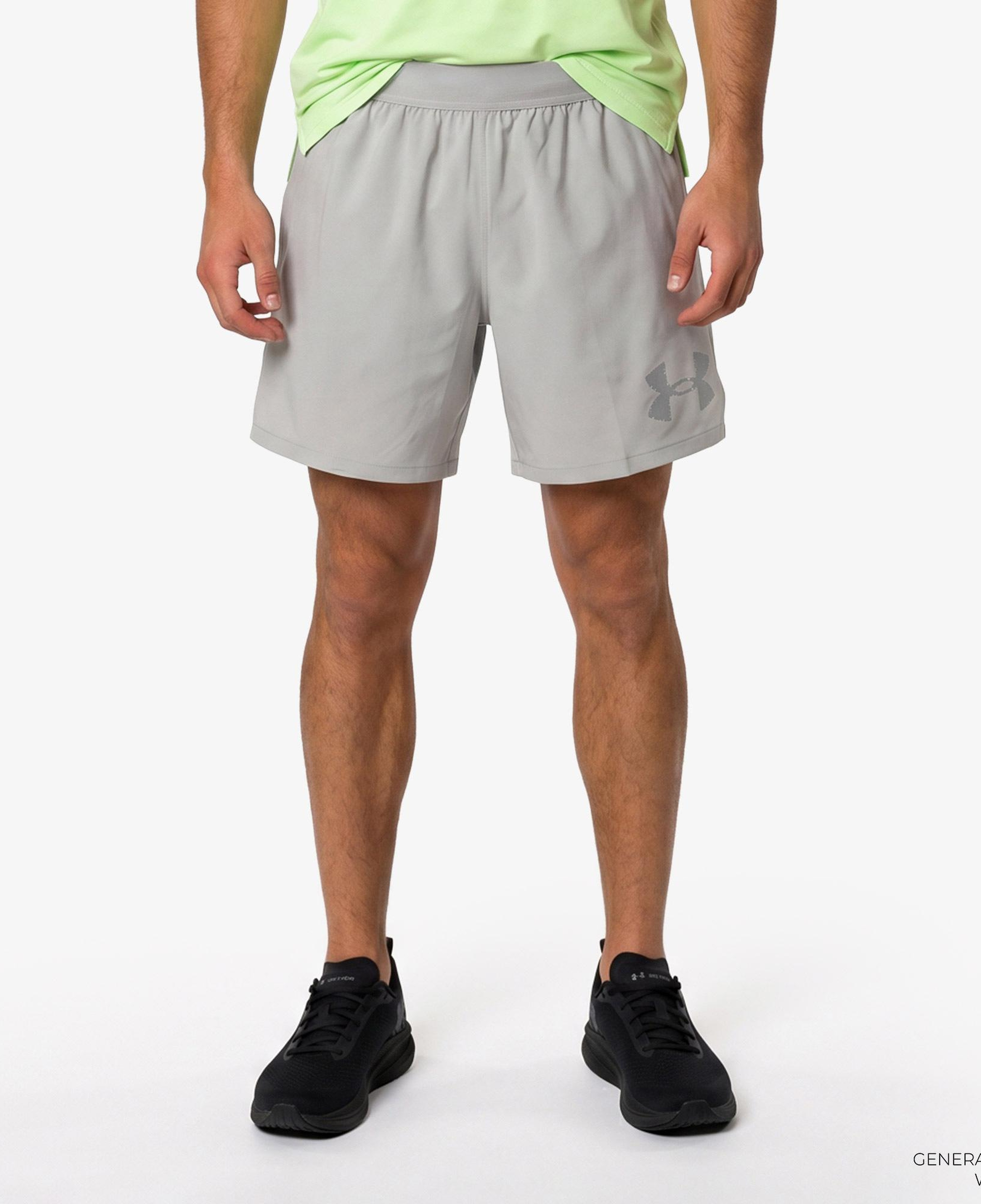 Under Armour Vanish Elite 6in Erkek Gri Antrenman Şortu