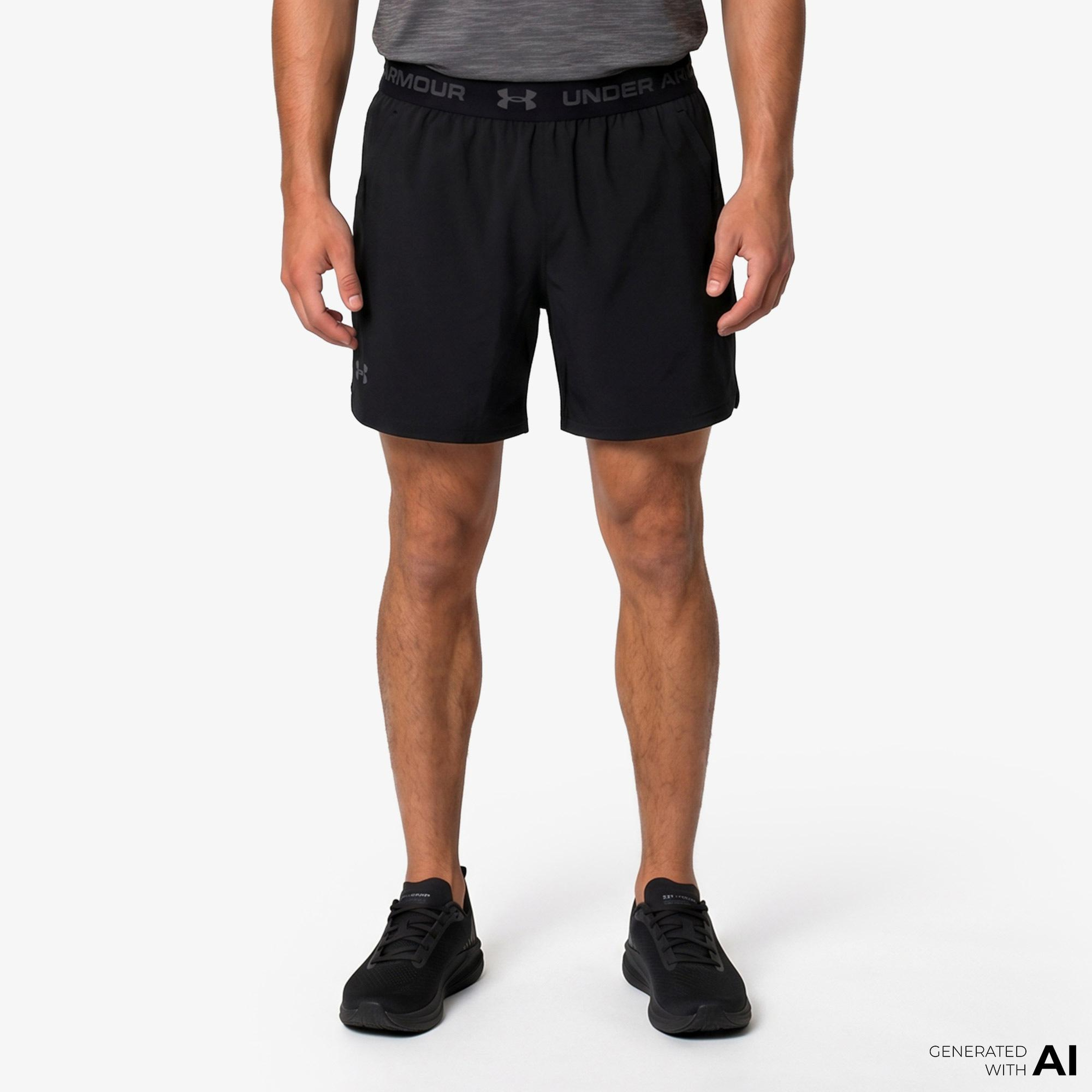 Under Armour Vanish Elite 2in1 Erkek Siyah Antrenman Şortu