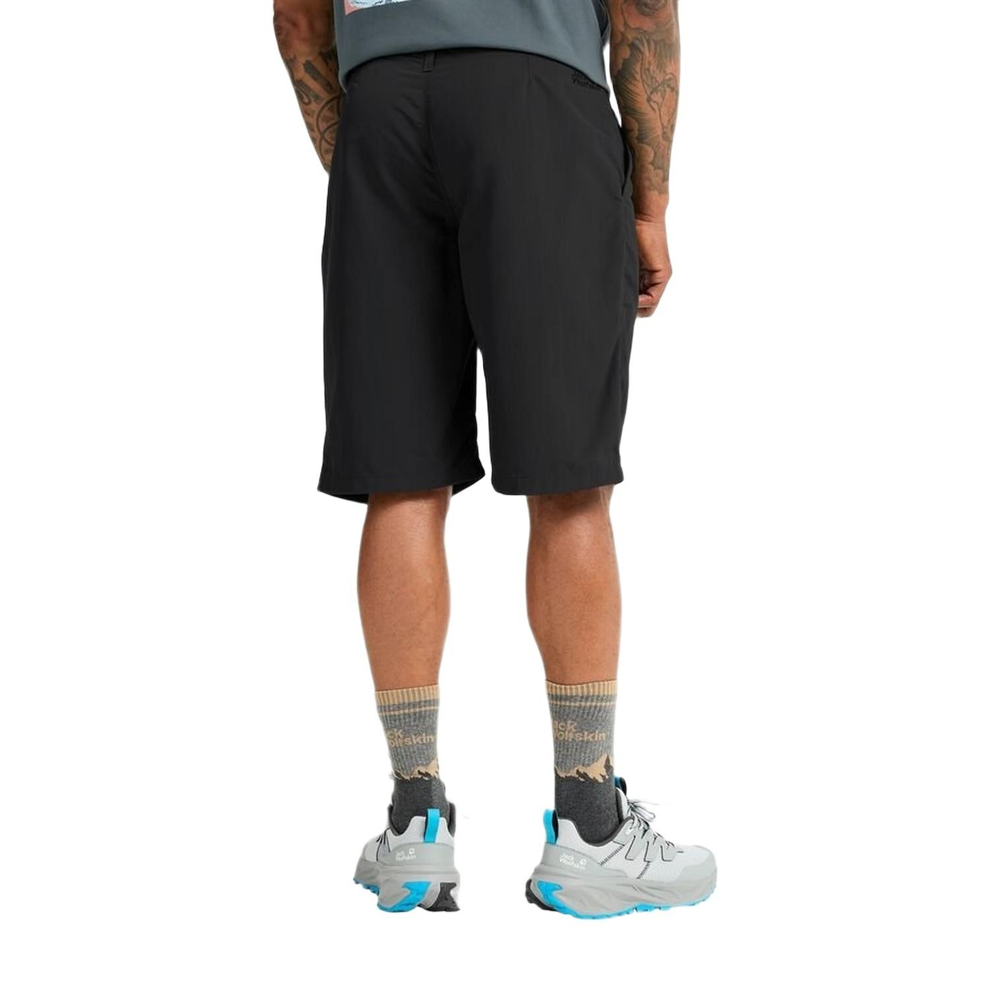 Jack Wolfskin Duneland Shorts Erkek Siyah Şort