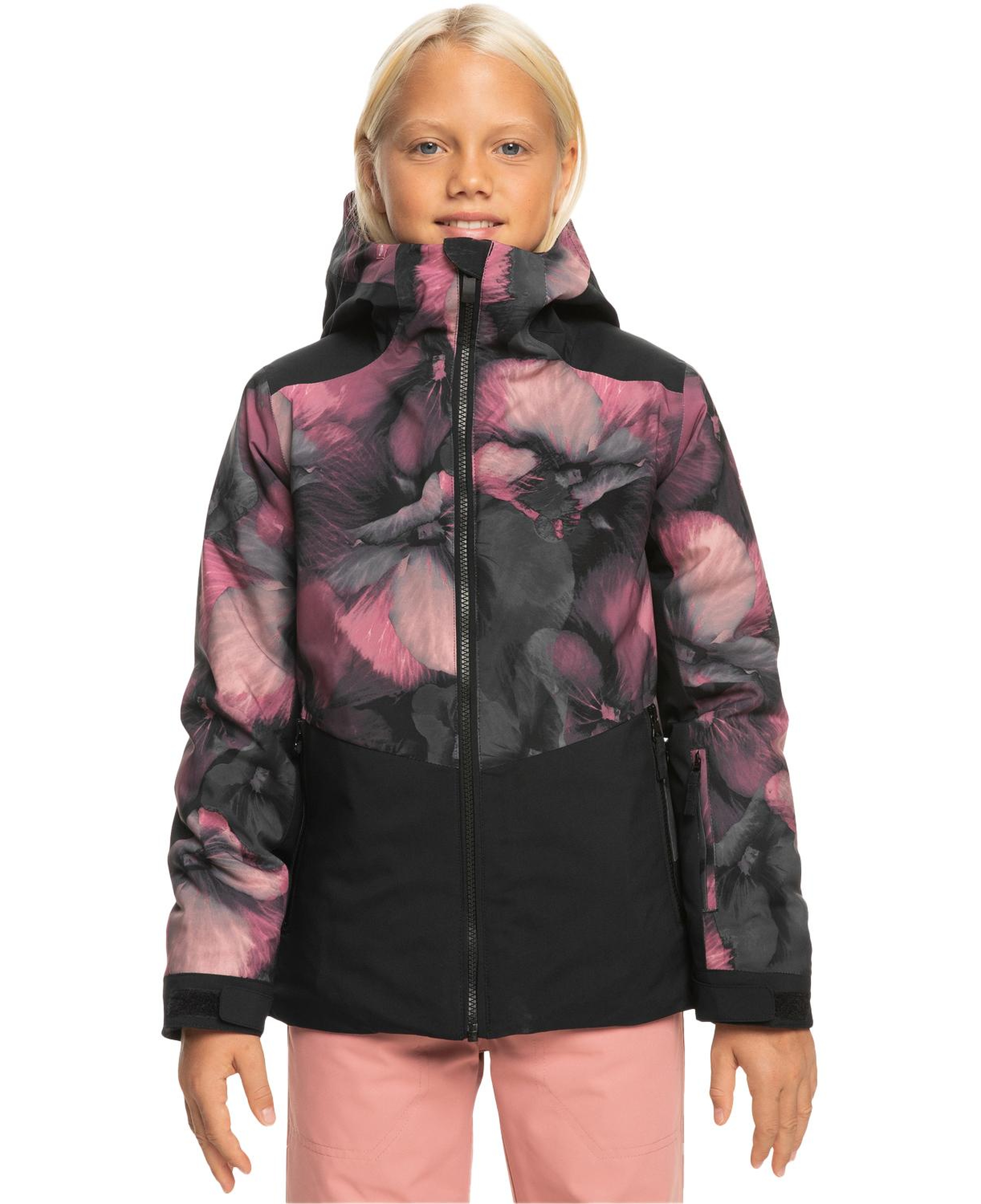 Roxy Silverwinter Kız Çocuk Siyah Snowboard Ceketi