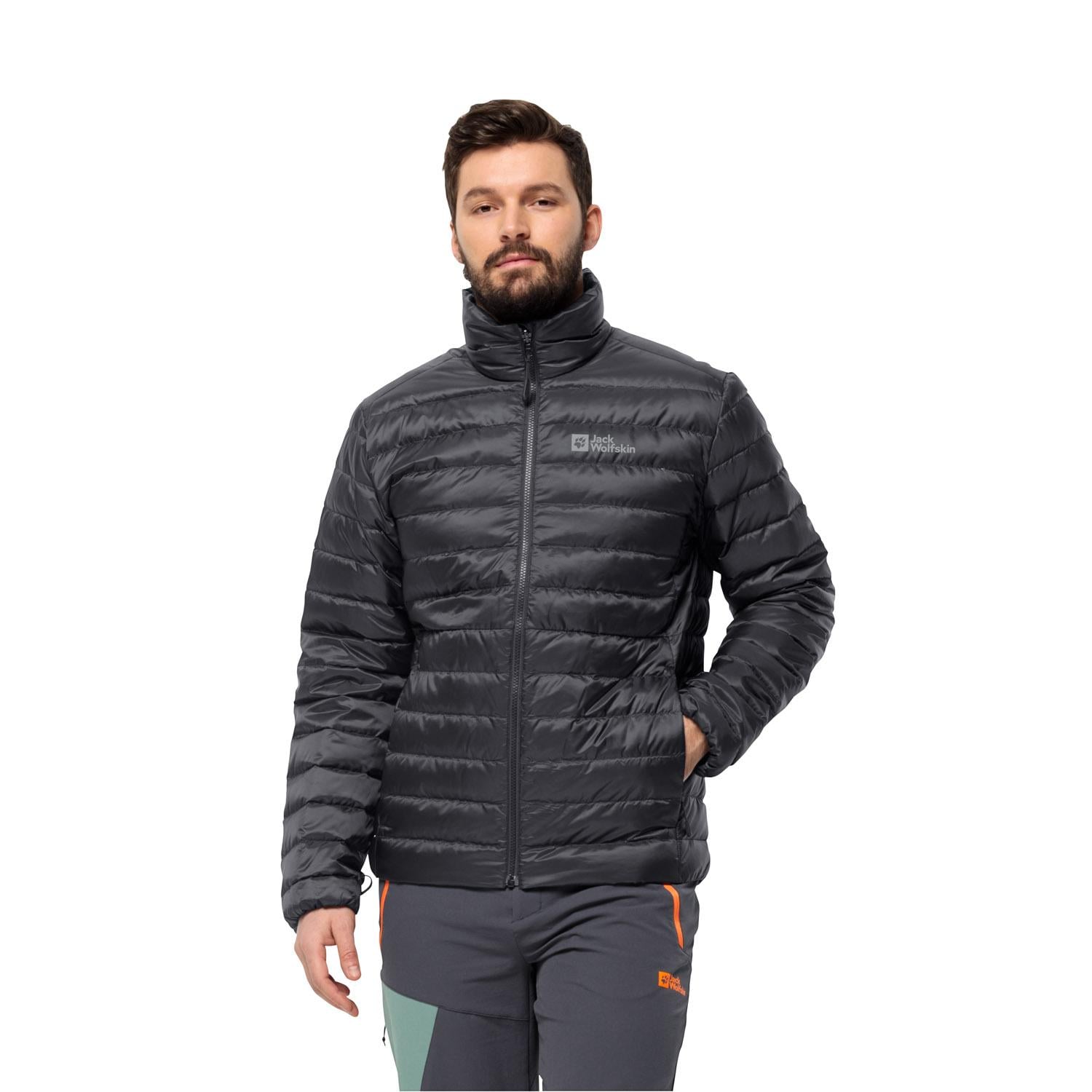 Jack Wolfskin Pilvi Do Rds Erkek Siyah Outdoor Ceketi